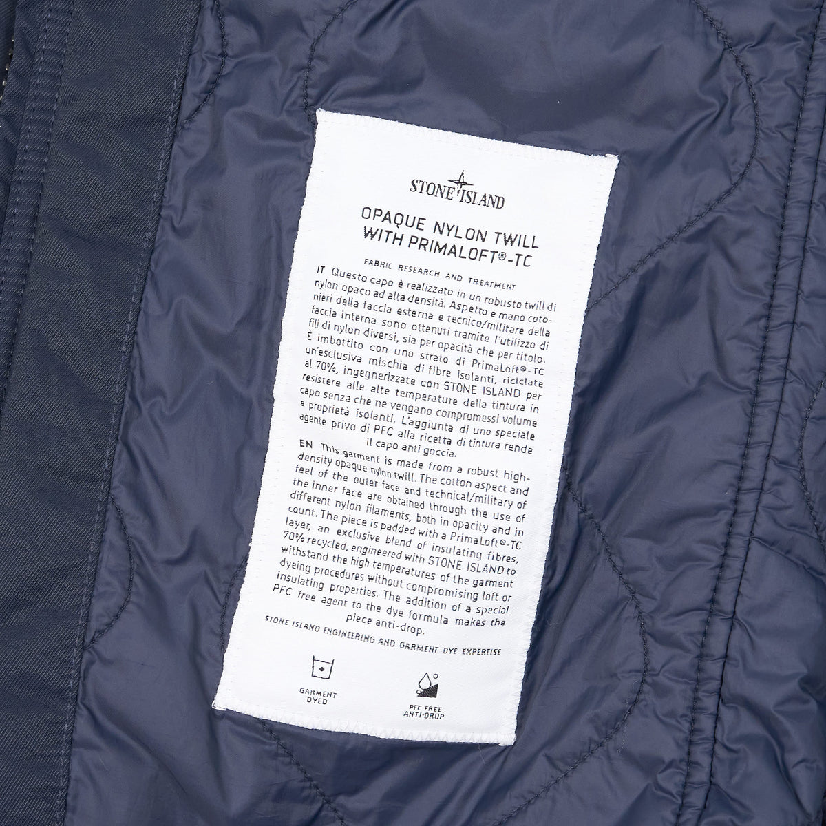 Stone Island 2-Pocket Lightweight  Primaloft® Outerwear Jacket