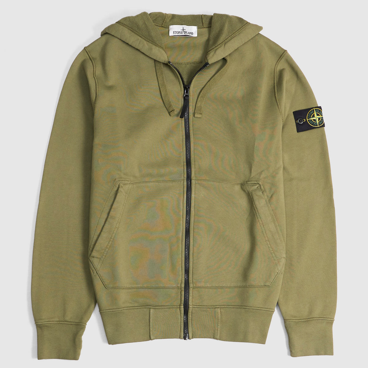 Stone Island Full Zip Hooded Sweatshirt