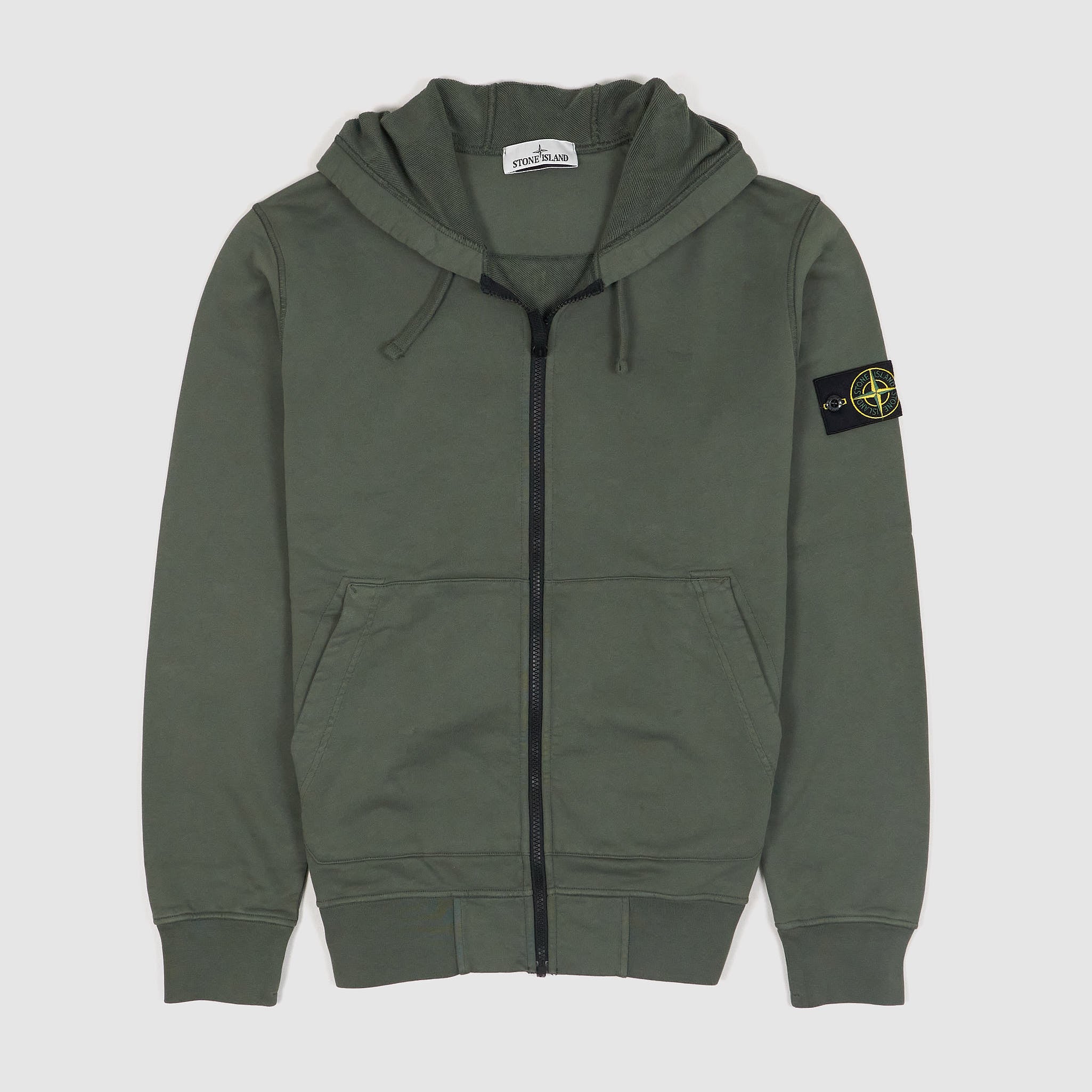 Stone island double zip hoodie on sale