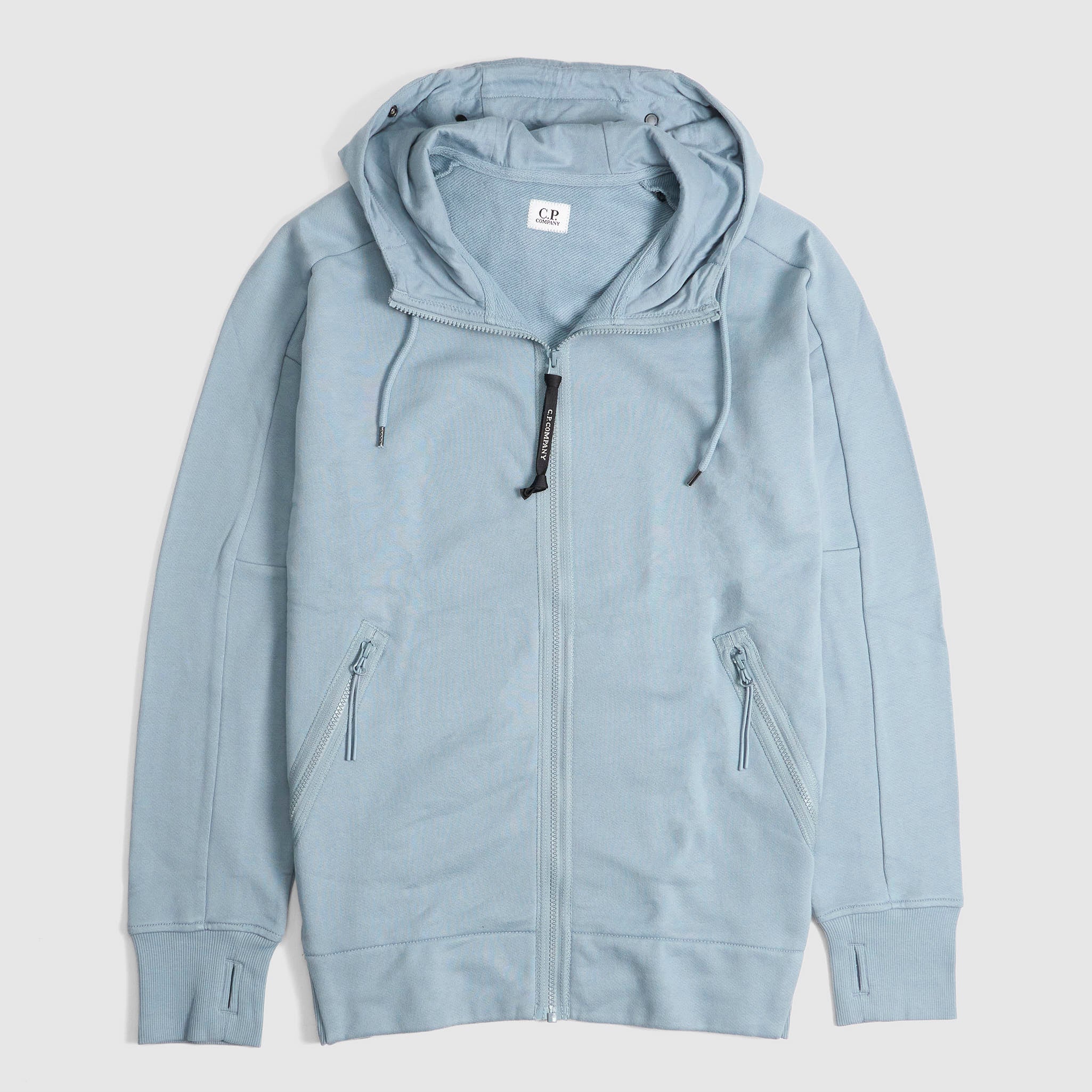 C.P. Company Goggles-detail zip-up Hoodie | Blue | FARFETCH CP