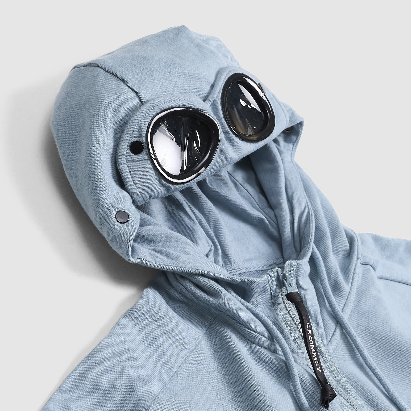 トップス C.P. CIMPANY FLEECE GOGGLE SWEATSHIRT C.P. Company Google Hoodie Sweatshirt Jacket - DeeCee style