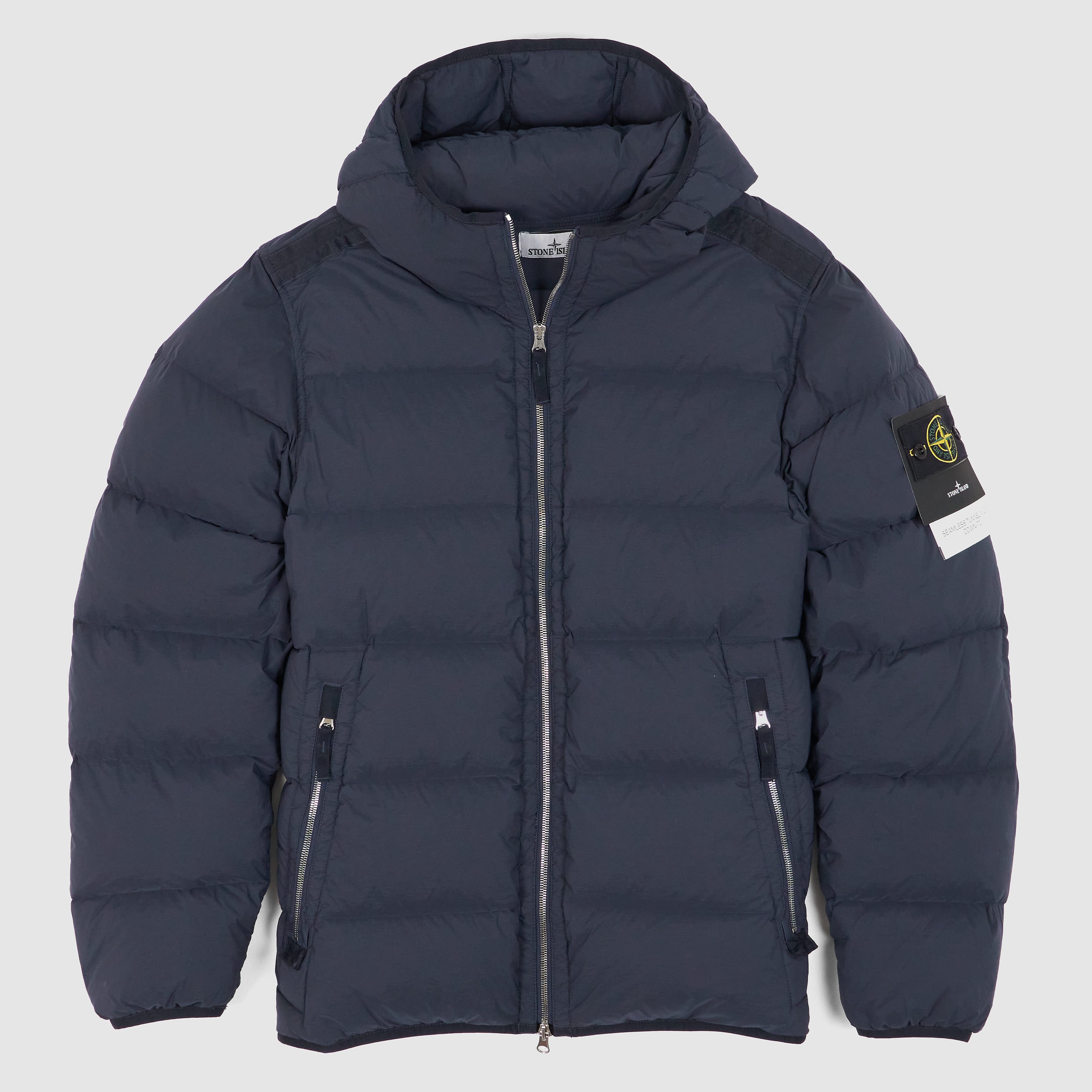 ジャケット・アウター Stone  down jacket navy size L Stone Island Seamless Down Jacket - DeeCee style