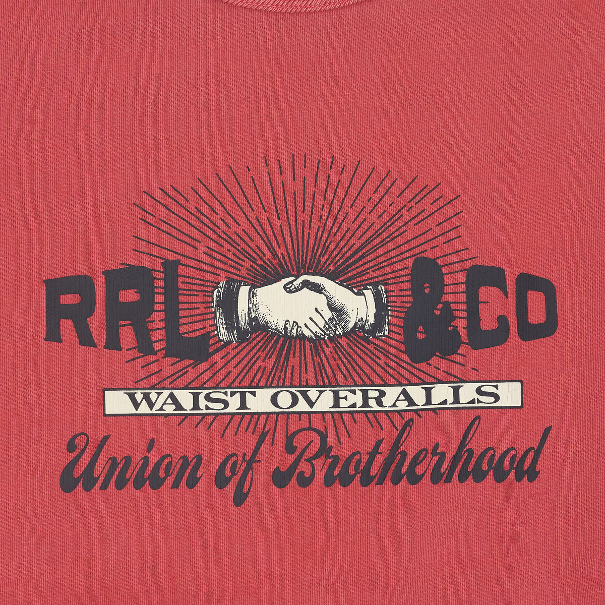 Double RL Union of Brotherhood Crew Neck  T-Shirt