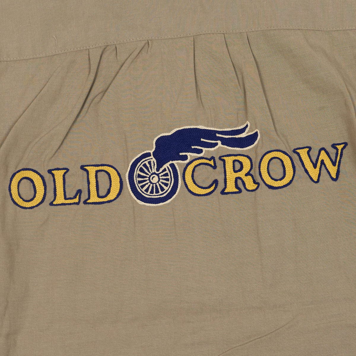 Old Crow Speed Shop by Glad Hand &amp; Co. Crow Wheels  Short Sleeve Garage Shirt