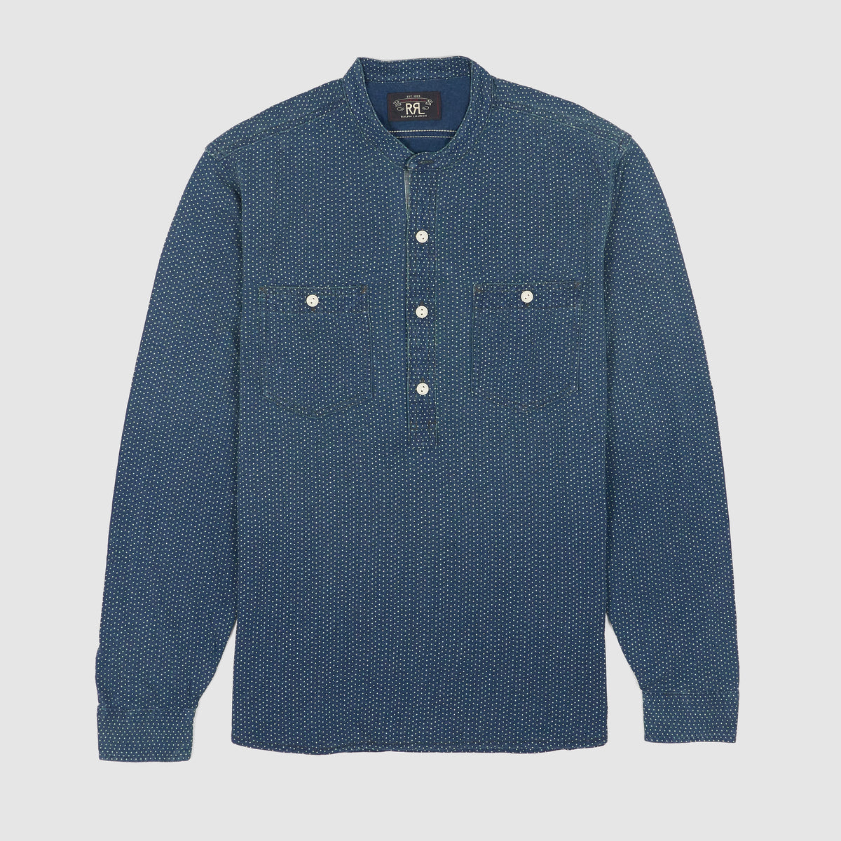 Double RL Long Sleeve Jersey Popover Workshirt