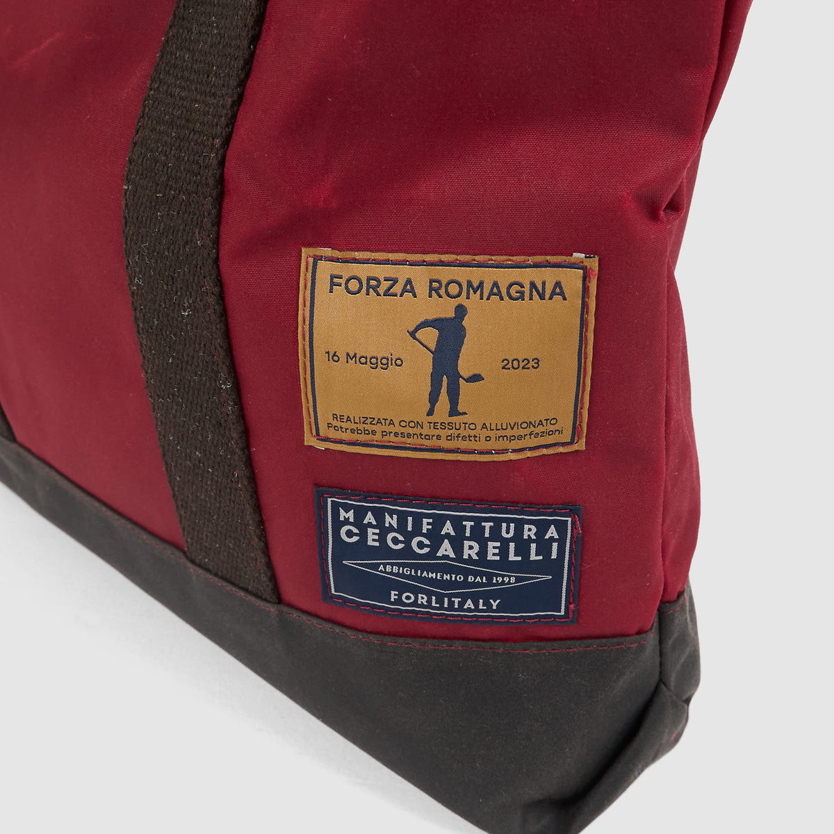 Manifattura Ceccarelli Waxed Tote Bag Support Romagnia