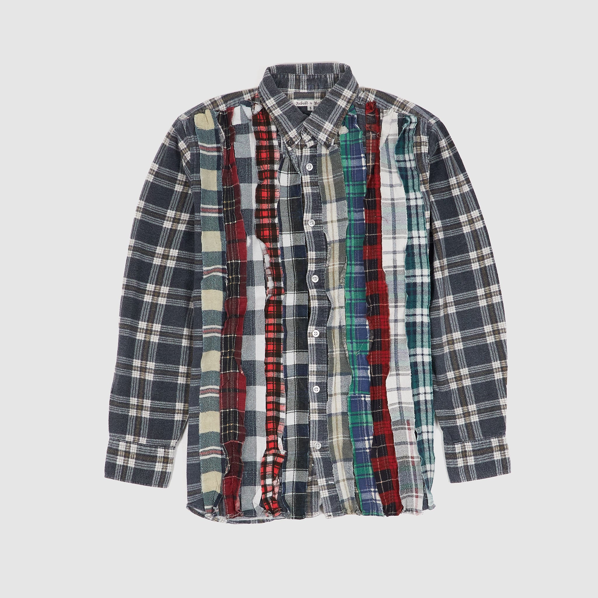 Needles Japan Rebuild 7-Cuts Plaid Flannel Shirt Unisex - DeeCee style