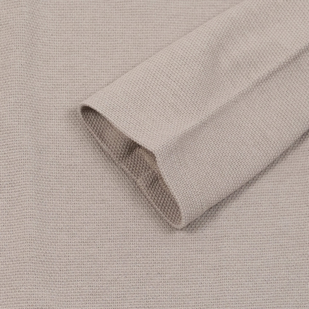 Vlas Blommes Ladies Long Sleeve Pique Cotton/ Kortijk Linen Henley