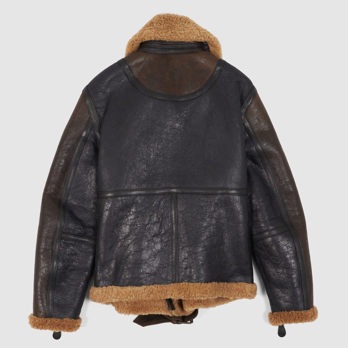 Belstaff Ladies Aviator Shearling Leather Jacket
