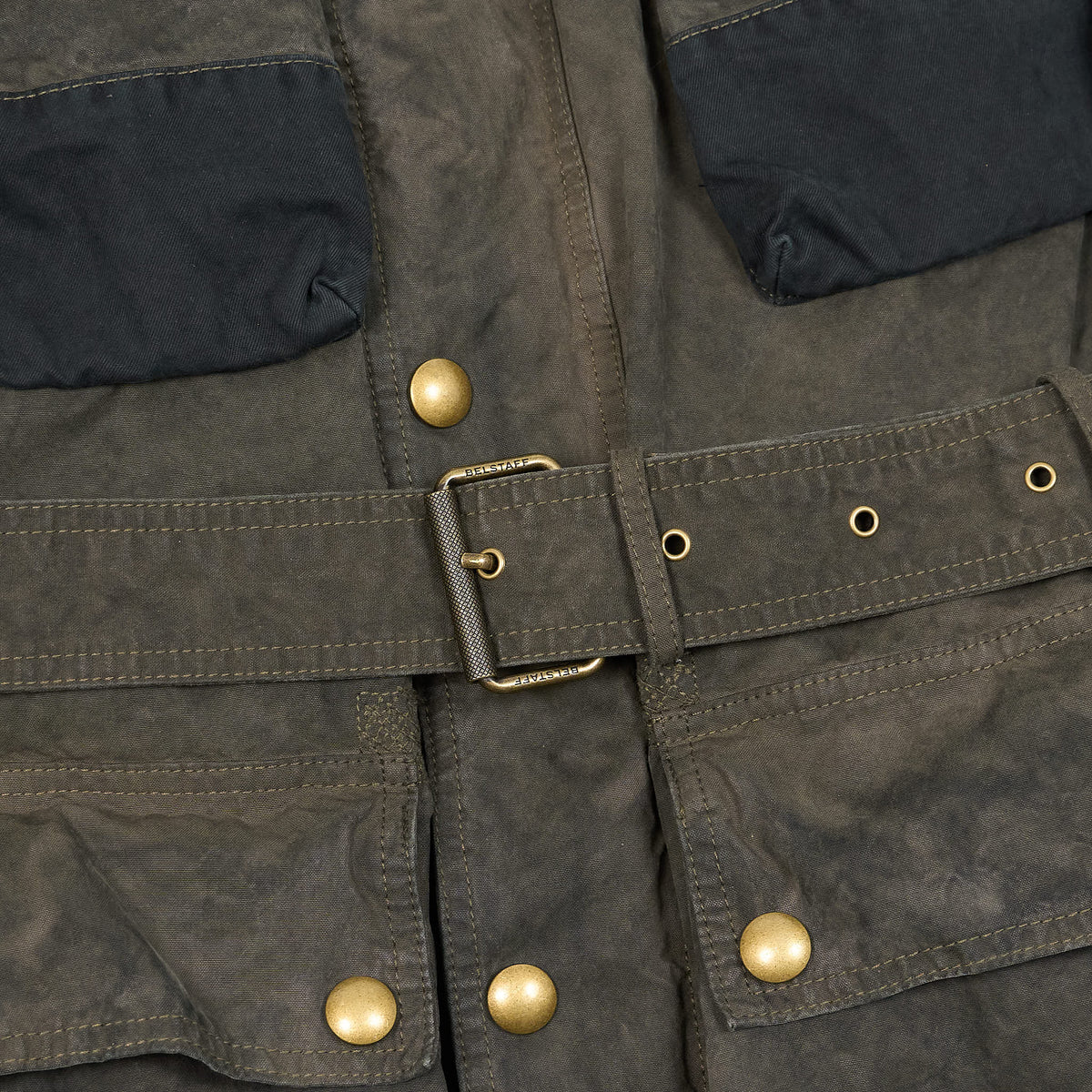 Belstaff Patched Dry Waxed Trialmaster