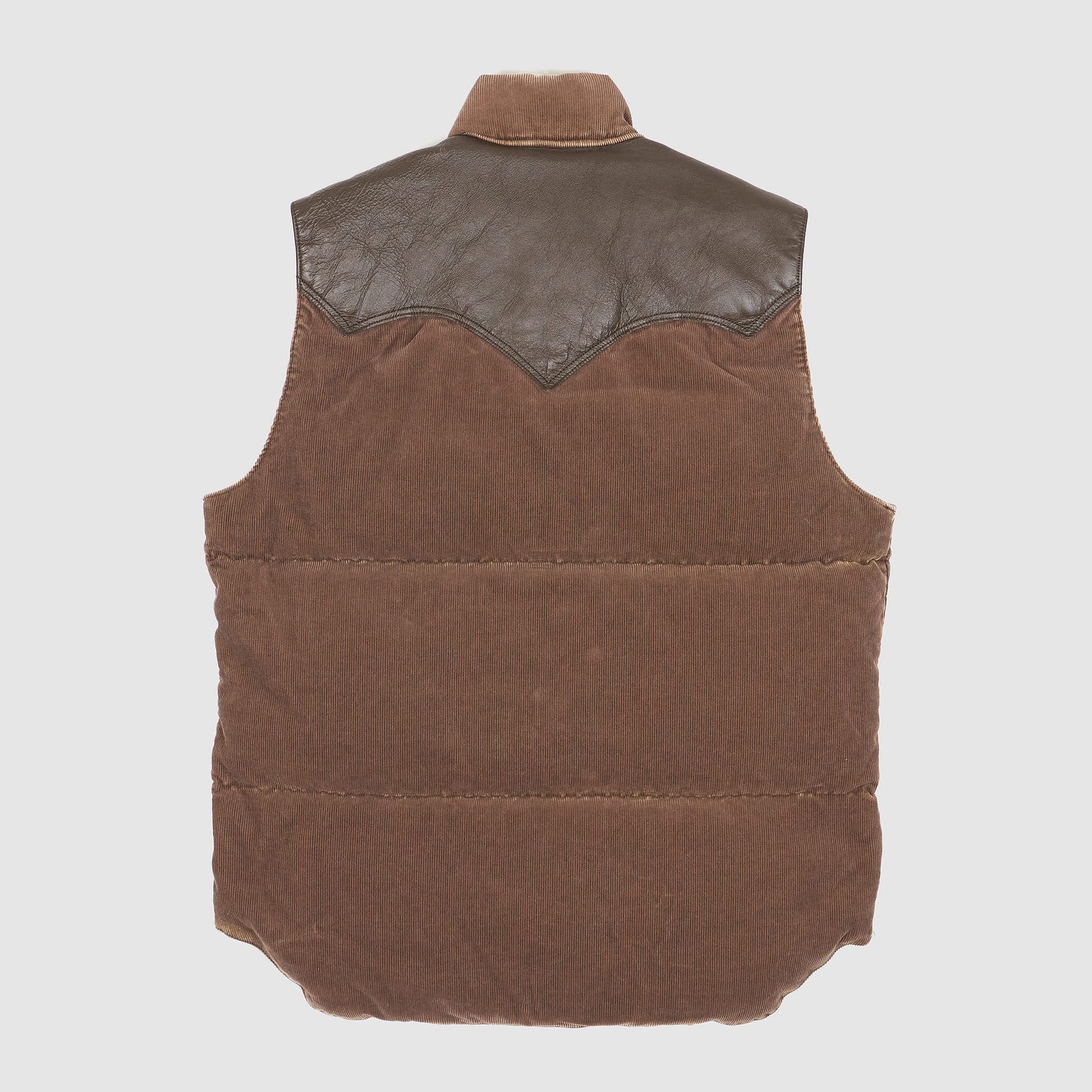 Rocky Mountain Featherbed Stone Washed Corduroy Down Vest - DeeCee style
