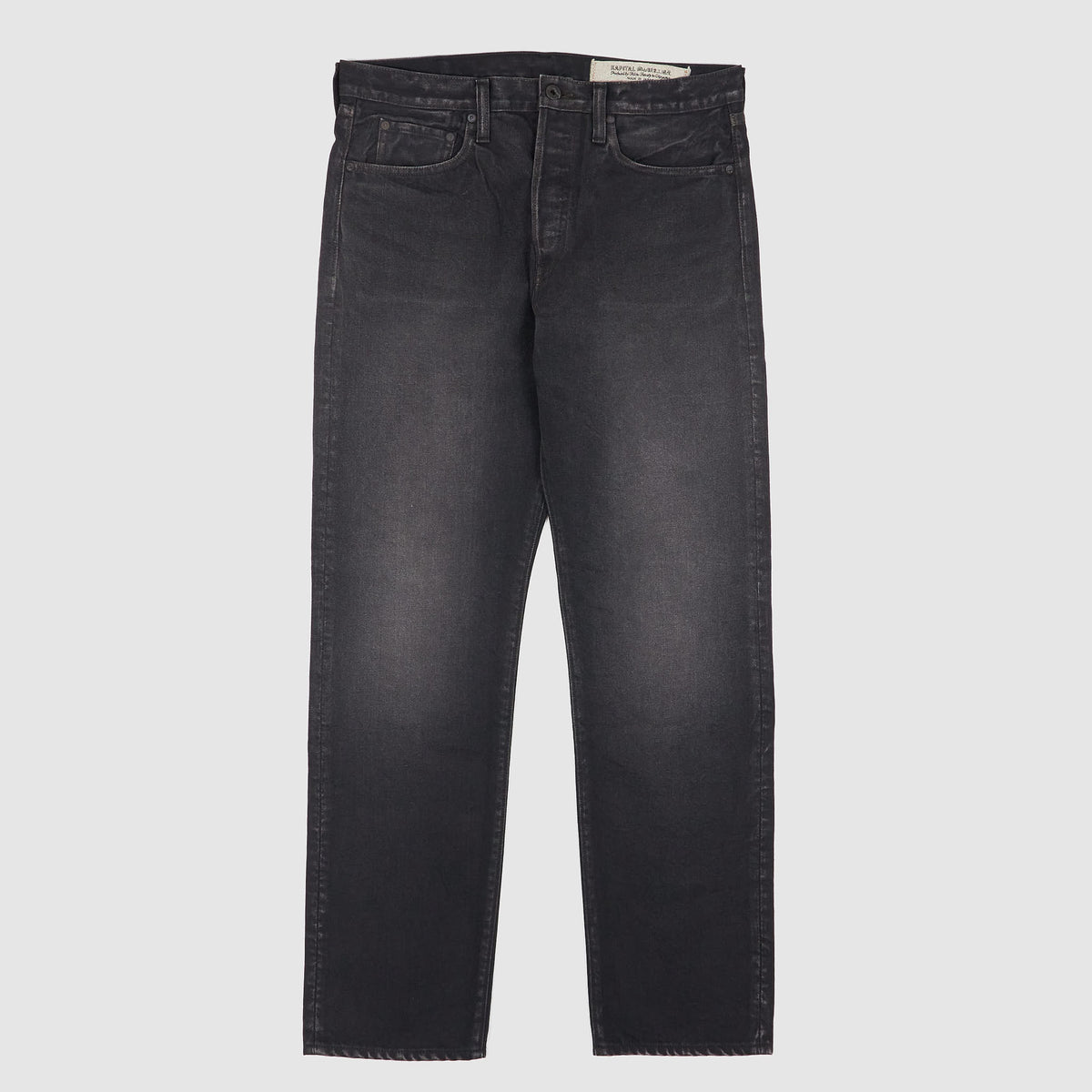 Kapital 5-Pocket Monkey Cisco 5 Pocket Vintage Washed Black Denim Jeans