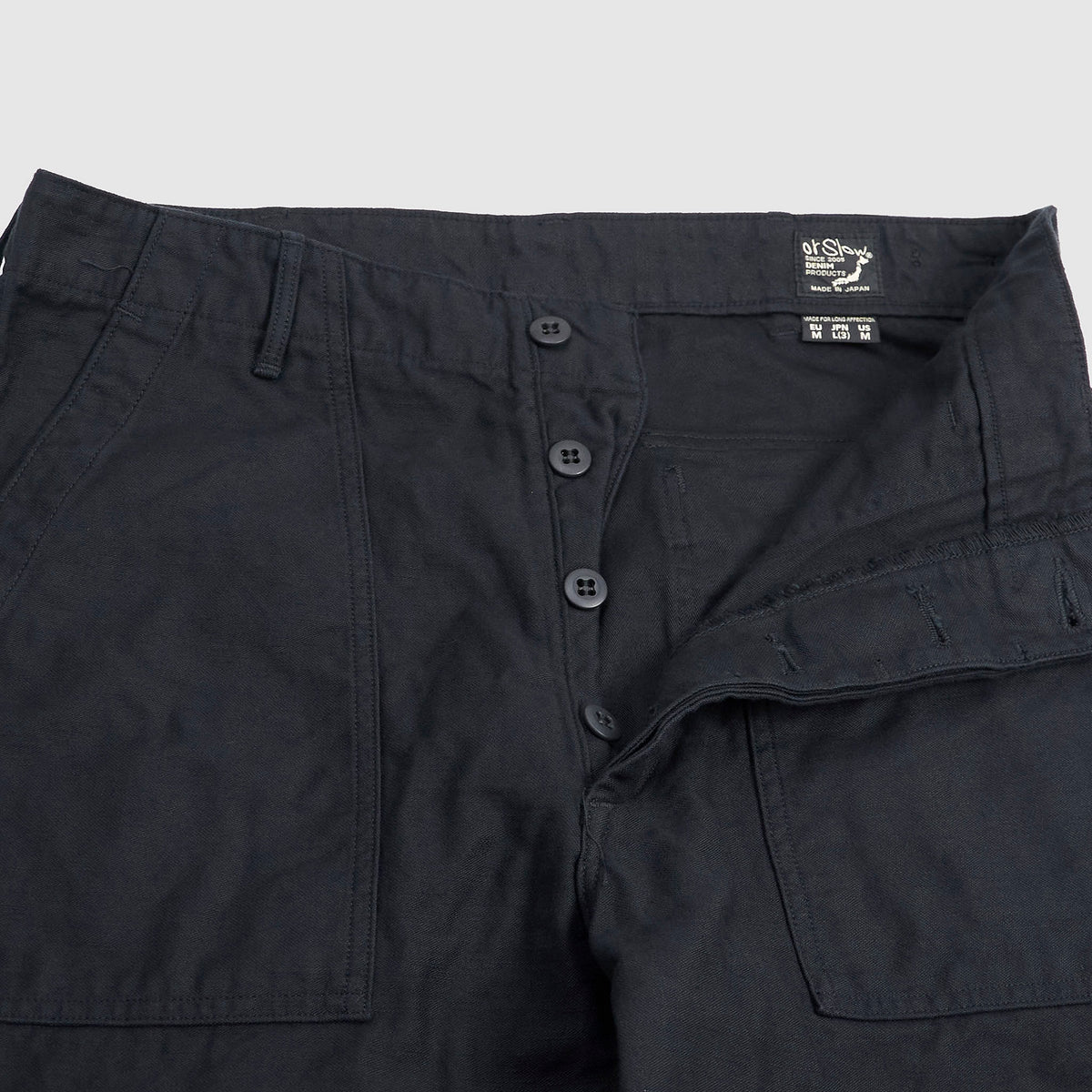 Orslow Military Fatigue Pants Vintage Washed