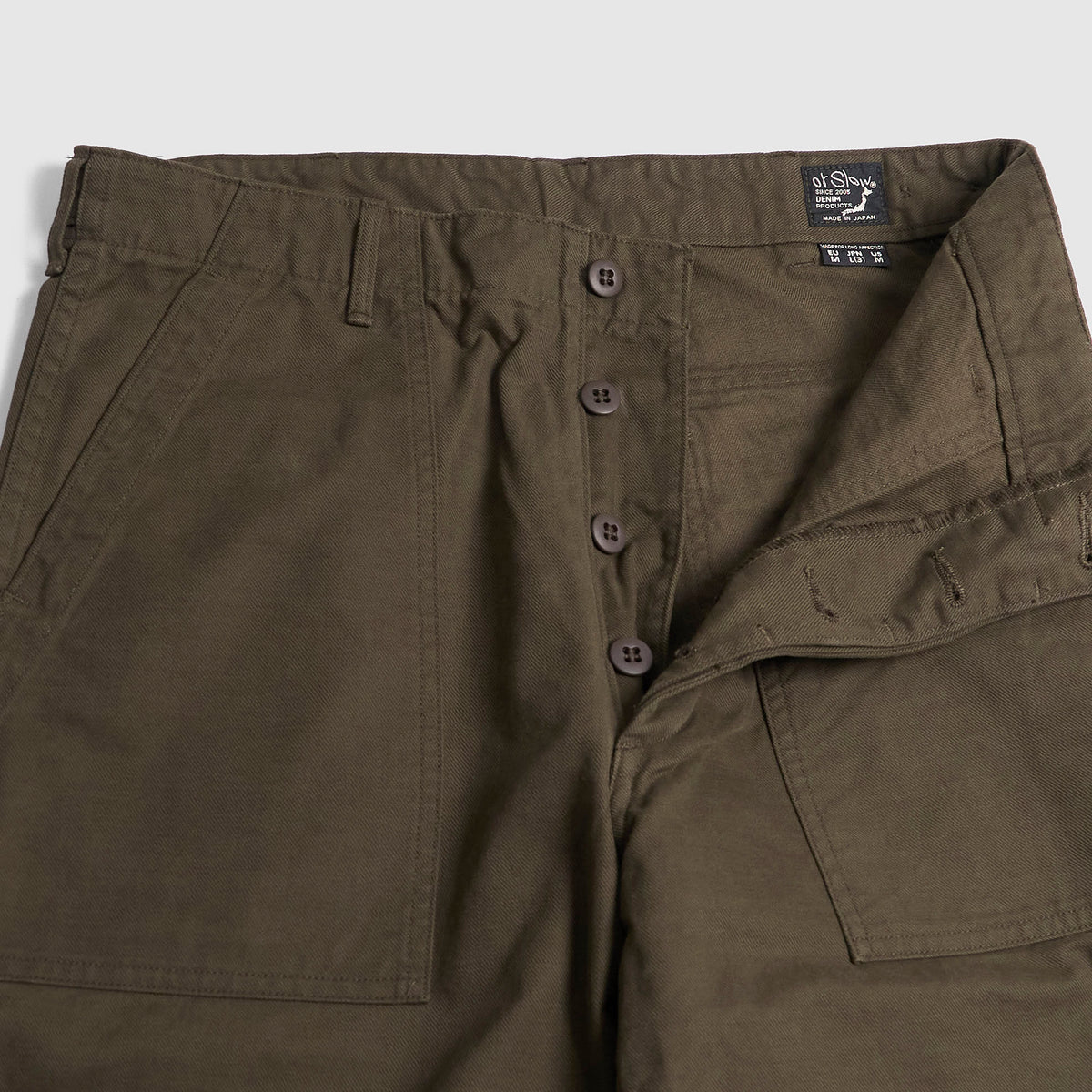 Orslow Military Fatigue Pants Vintage Washed