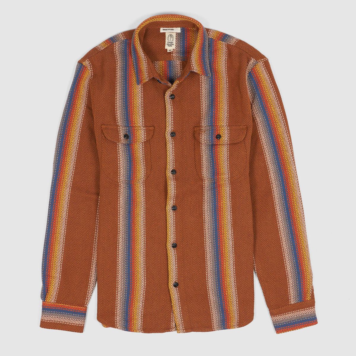 Hiroshi Kato The Brace Striped Overshirt