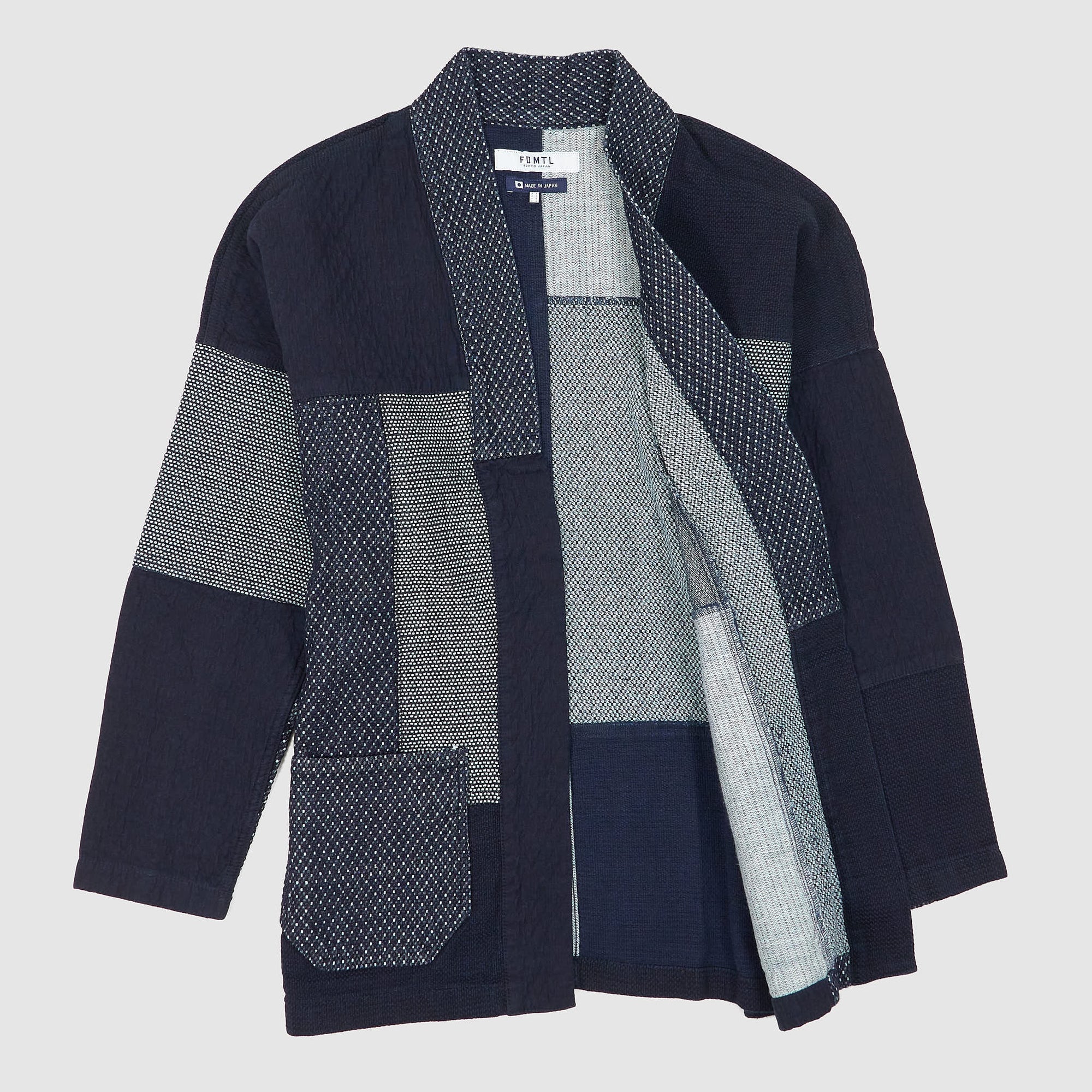 FDMTL/ファンダメンタル/PATCHWORK CARDIGAN RINSE-