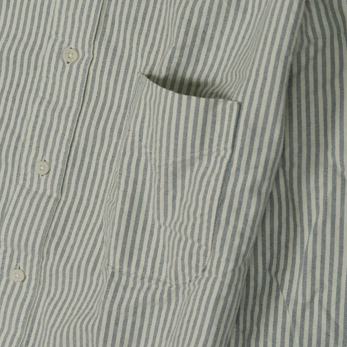 Gitman Vintage Brushed Cotton Striped Oxford  Shirt Without Button Down