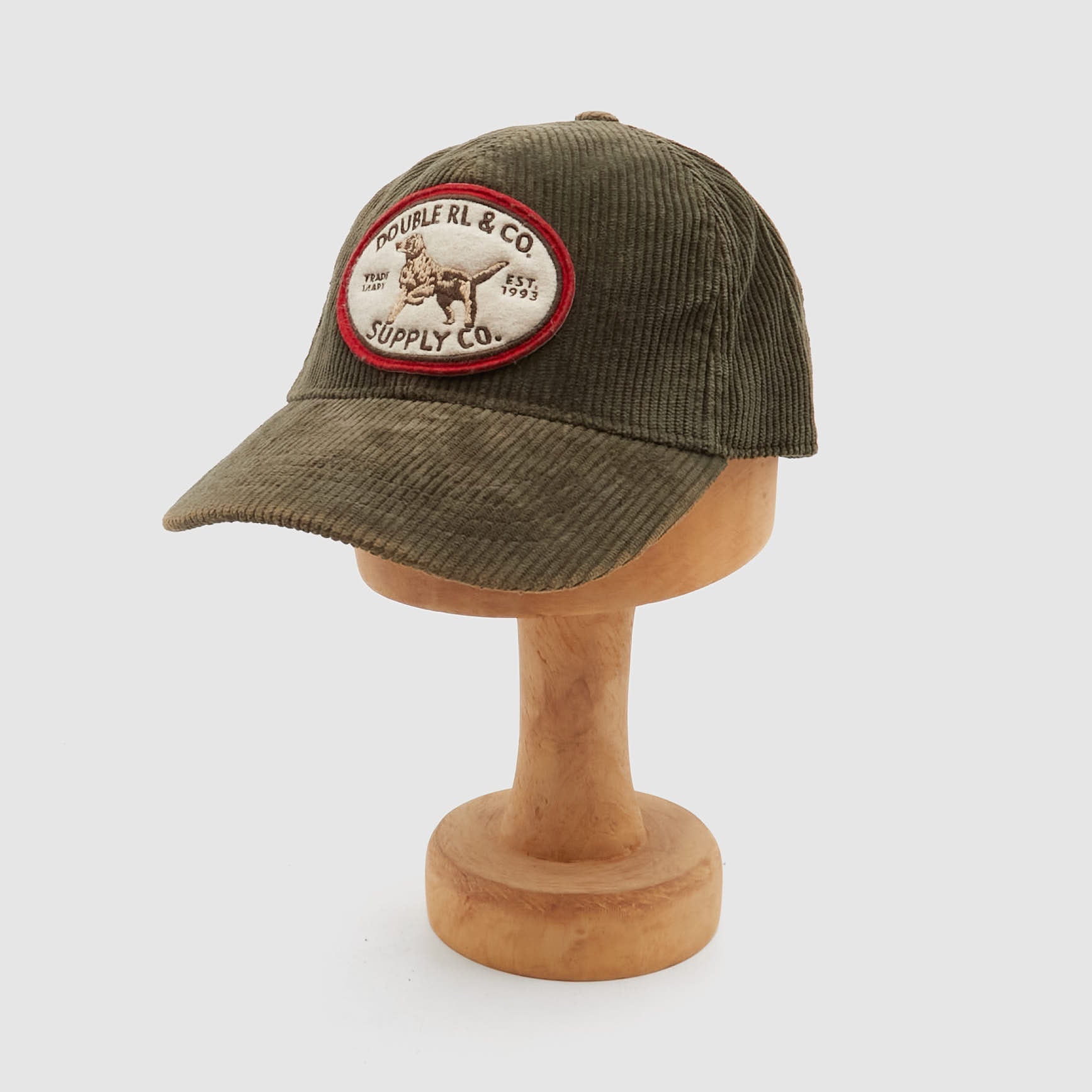 Double RL Corduroy Dog-Patch Ball Cap - DeeCee style