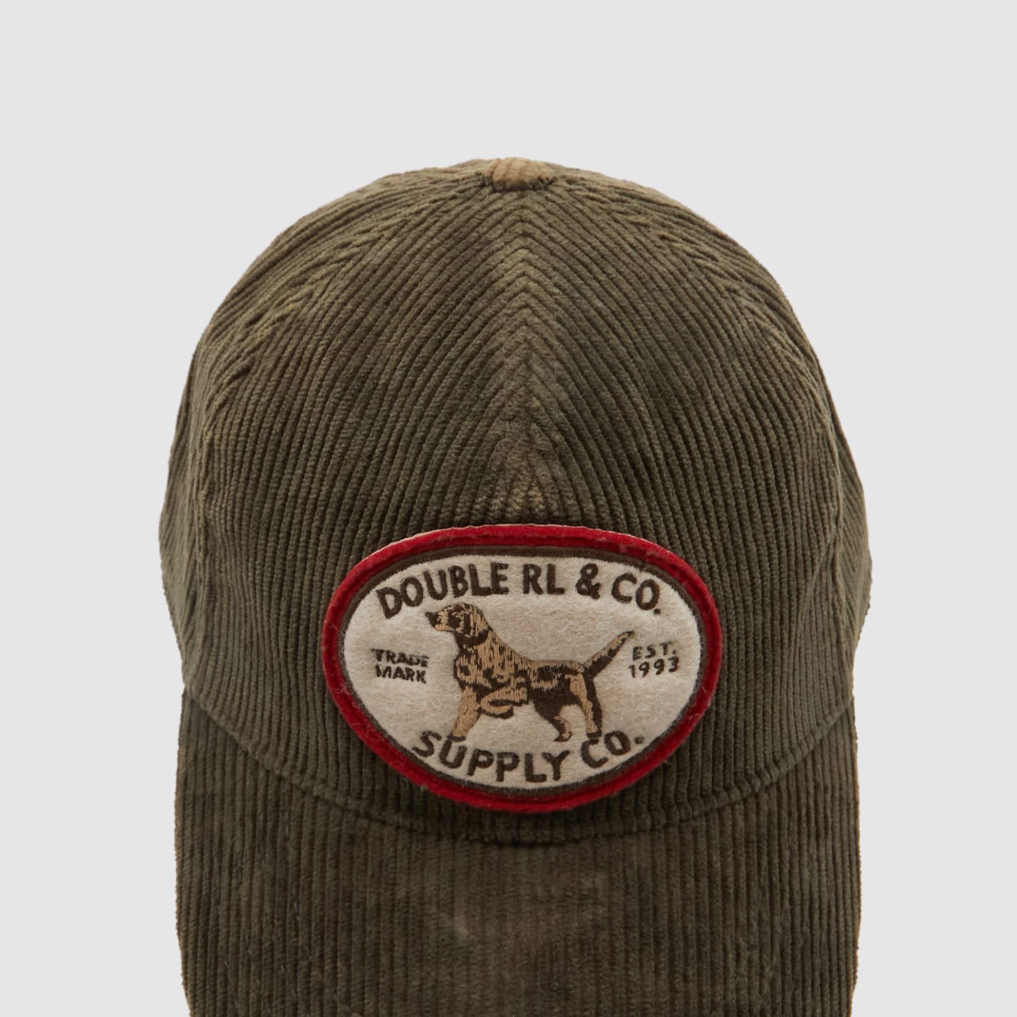 Double RL Corduroy Dog-Patch Ball Cap - DeeCee style