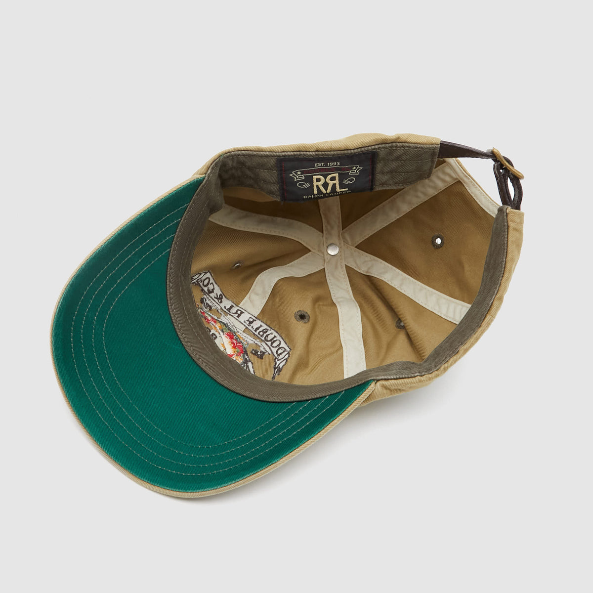 Double RL Embroidered Sports Twill Ball Cap