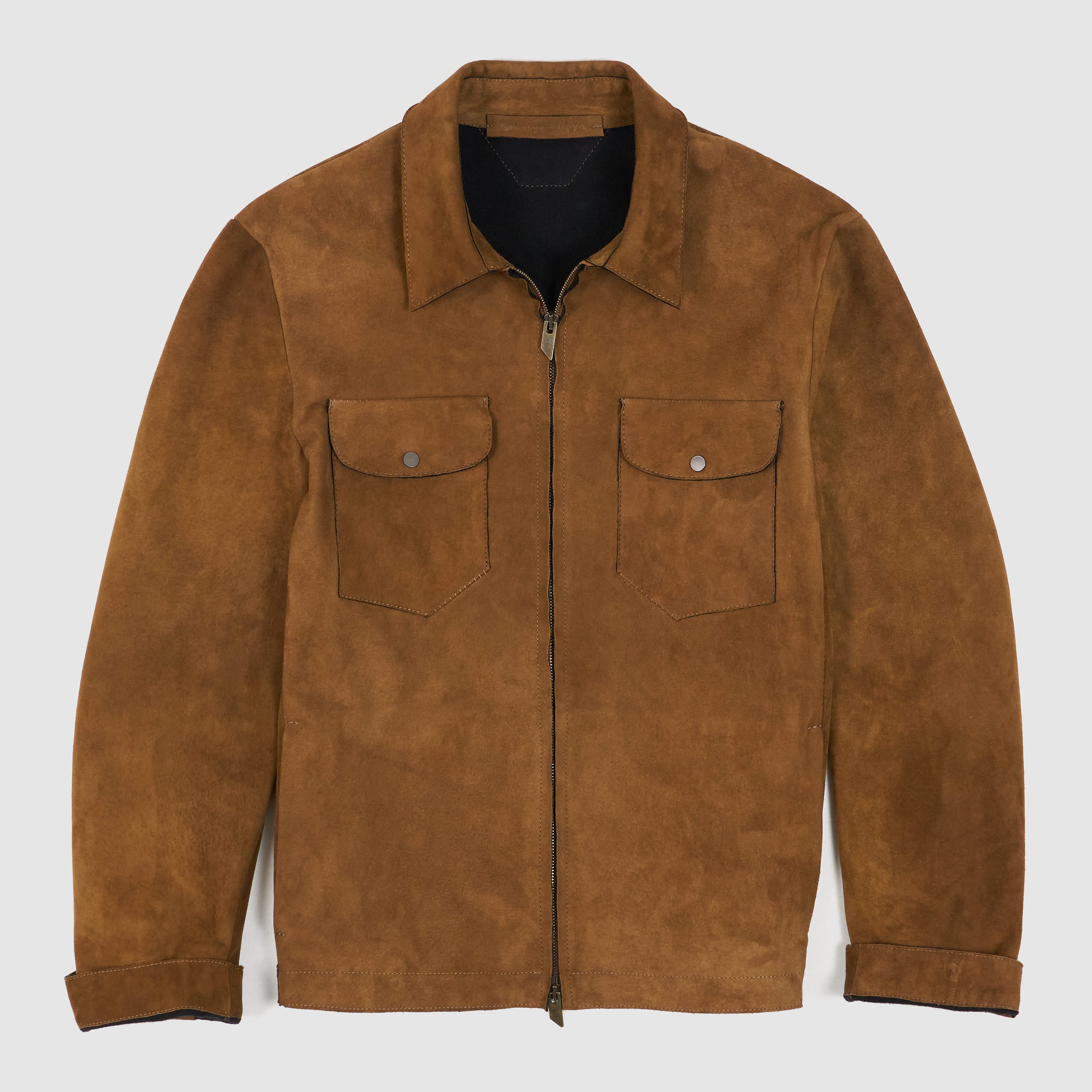 Salvatore Santoro Leather Overshirt Jacket - DeeCee style
