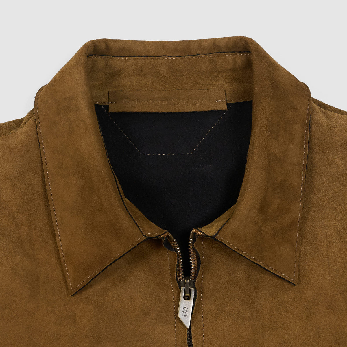 Salvatore Santoro Leather Overshirt Jacket
