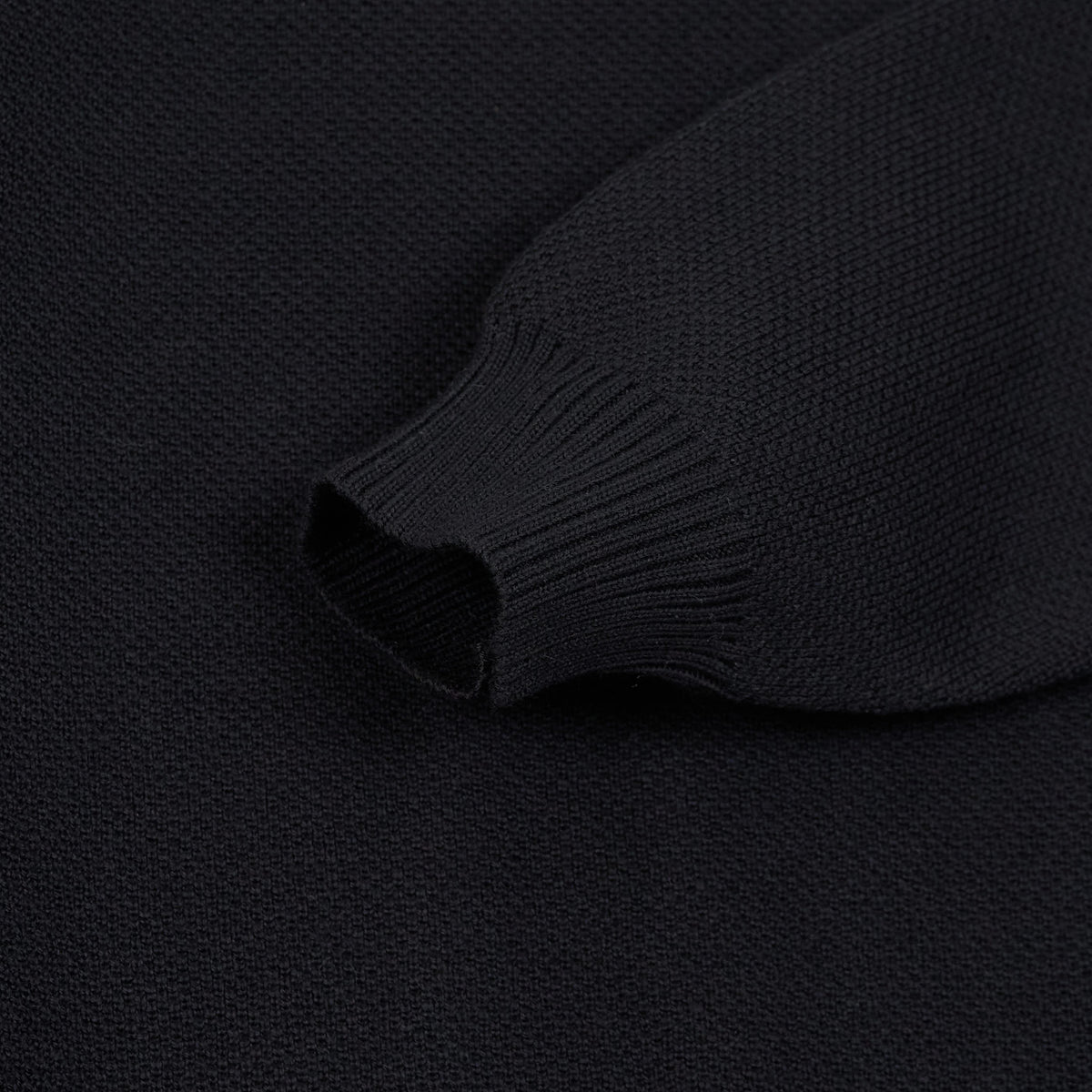Nitto Knitwear Half Zip Piqué-Knit Merino Troyer