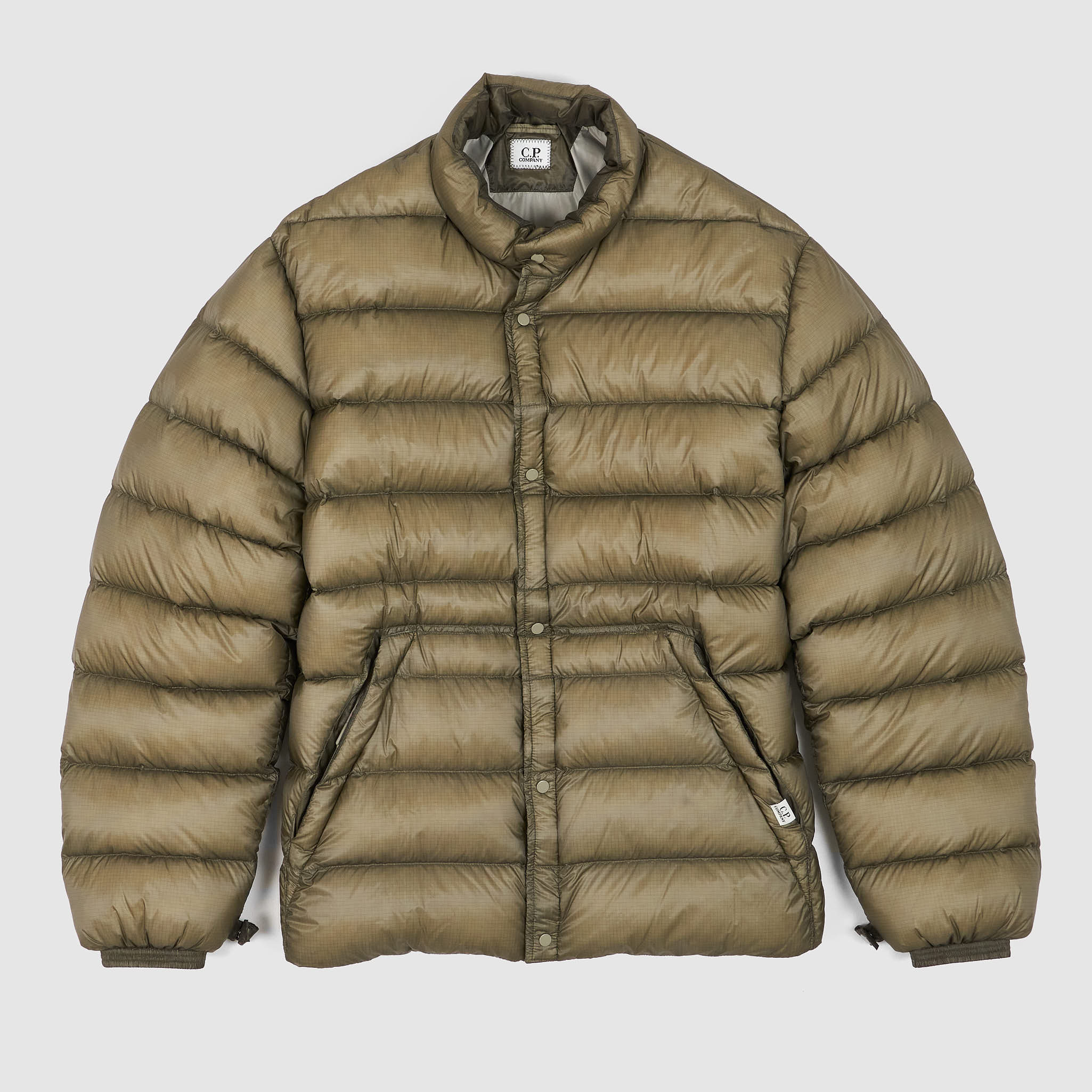 Cp Company Puffer Jacket Khaki CP Company CP Company Outerwear