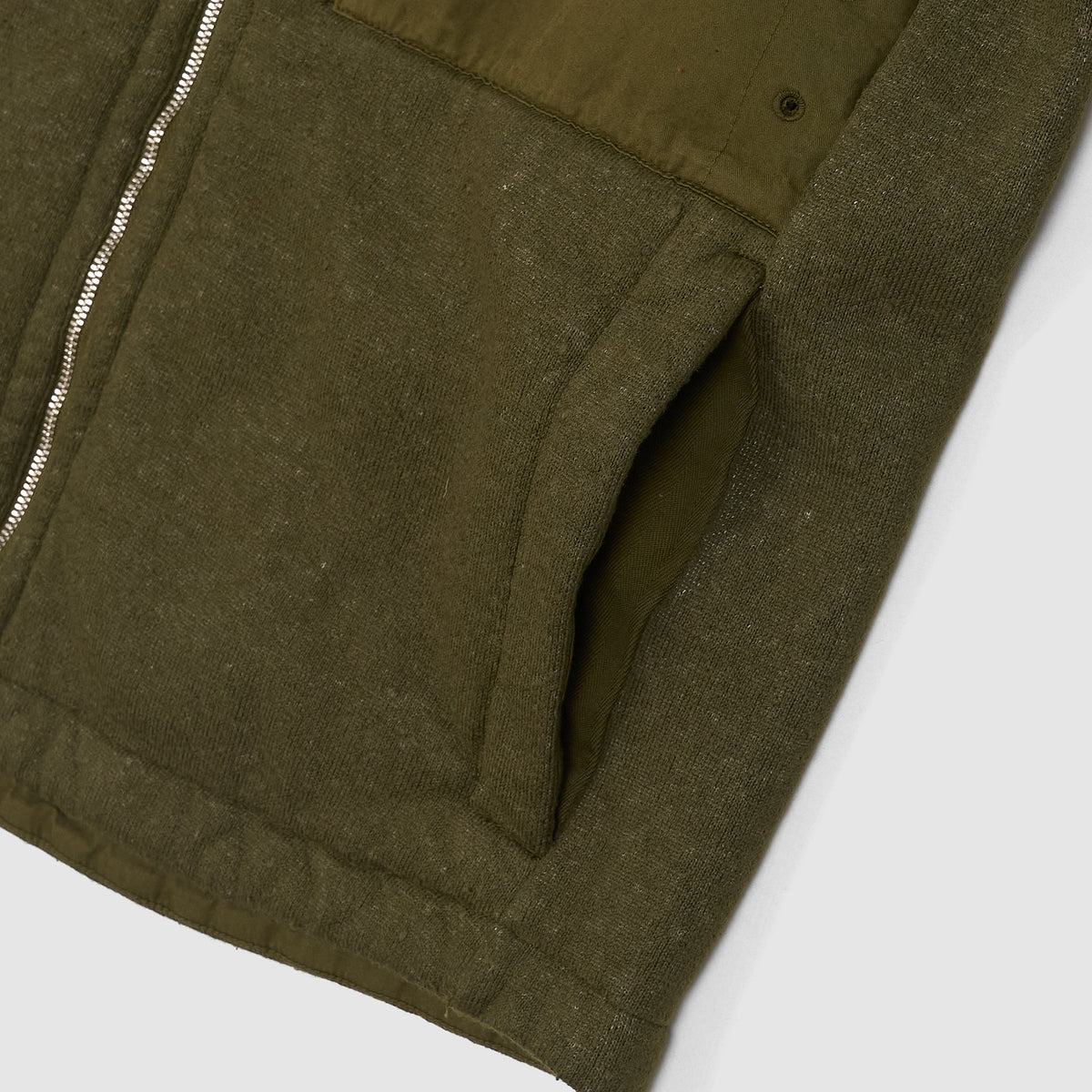 Stone Island Cotton Blend Pile-Fleece Cardigan Jacket