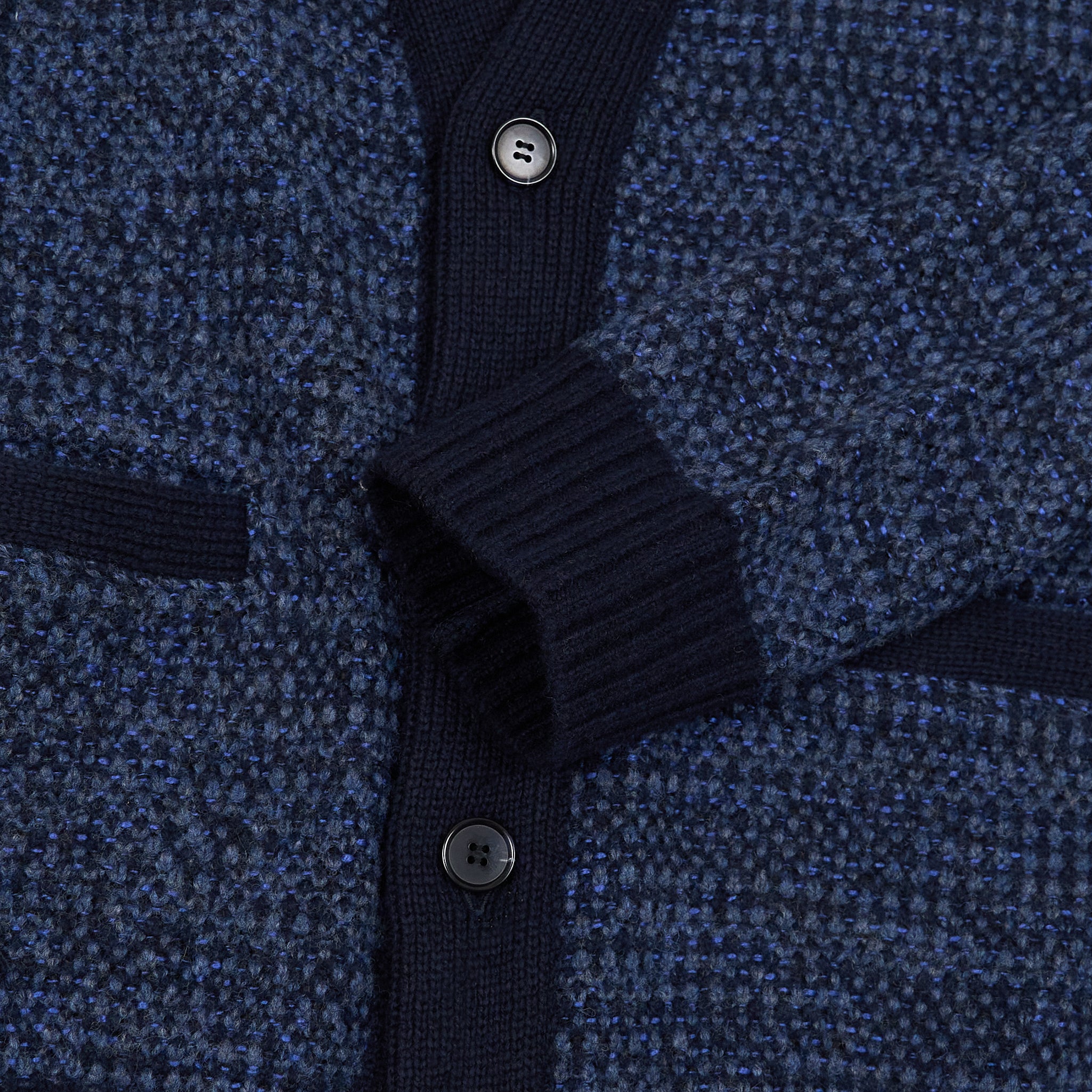 Blue Blue Japan Knitted Light Pique Cardigan - DeeCee style