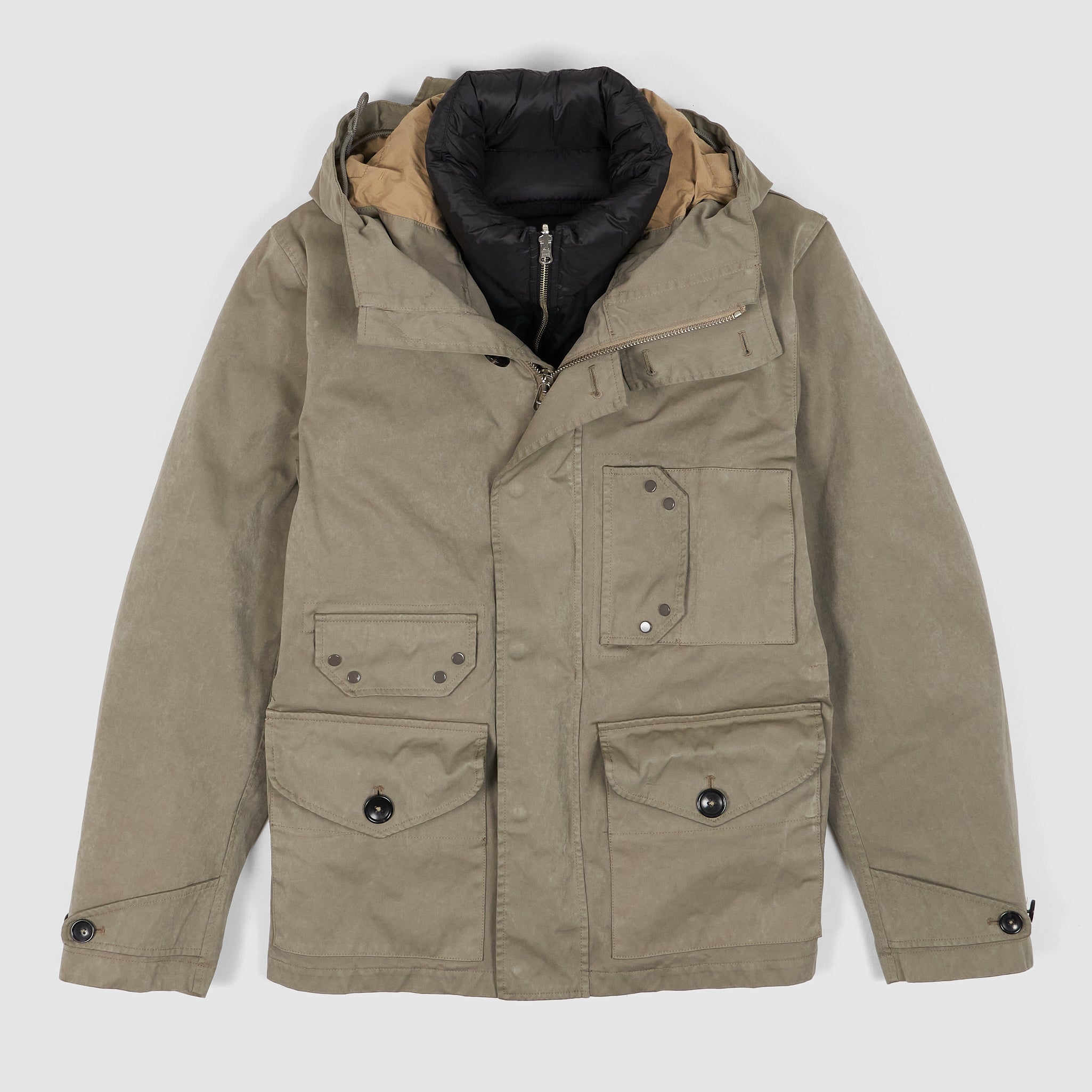 Ten c Navy Smock 3 in 1 Jacket with Down Liner - DeeCee style