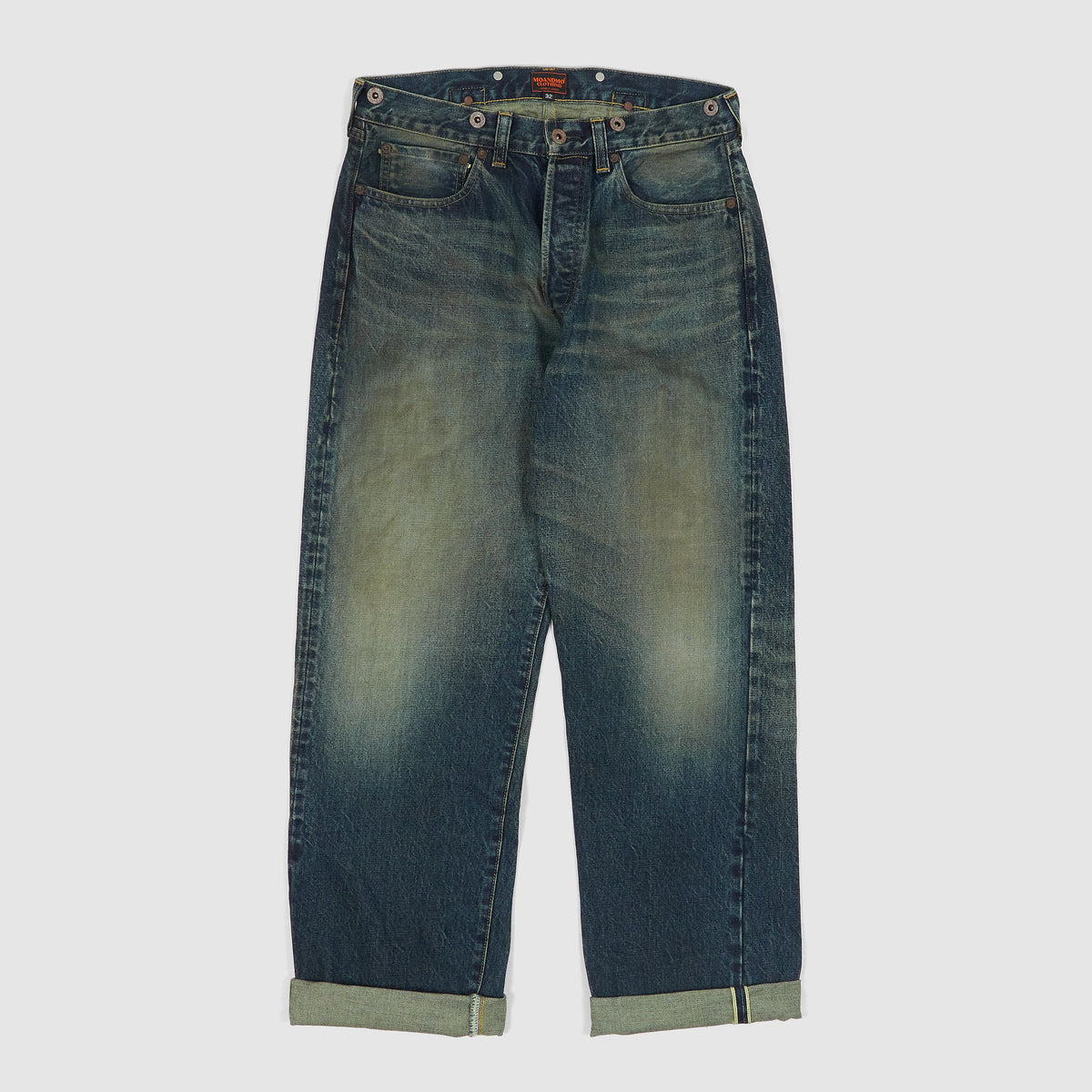 Moandmo® 5 Pocket 1920&#39;s Inspired Straight Leg Denim