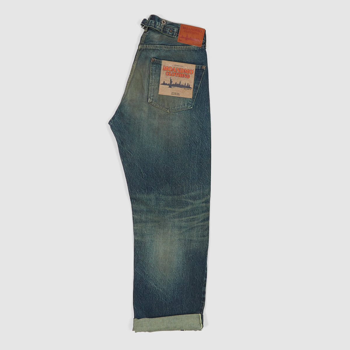 Moandmo® 5 Pocket 1920&#39;s Inspired Straight Leg Denim