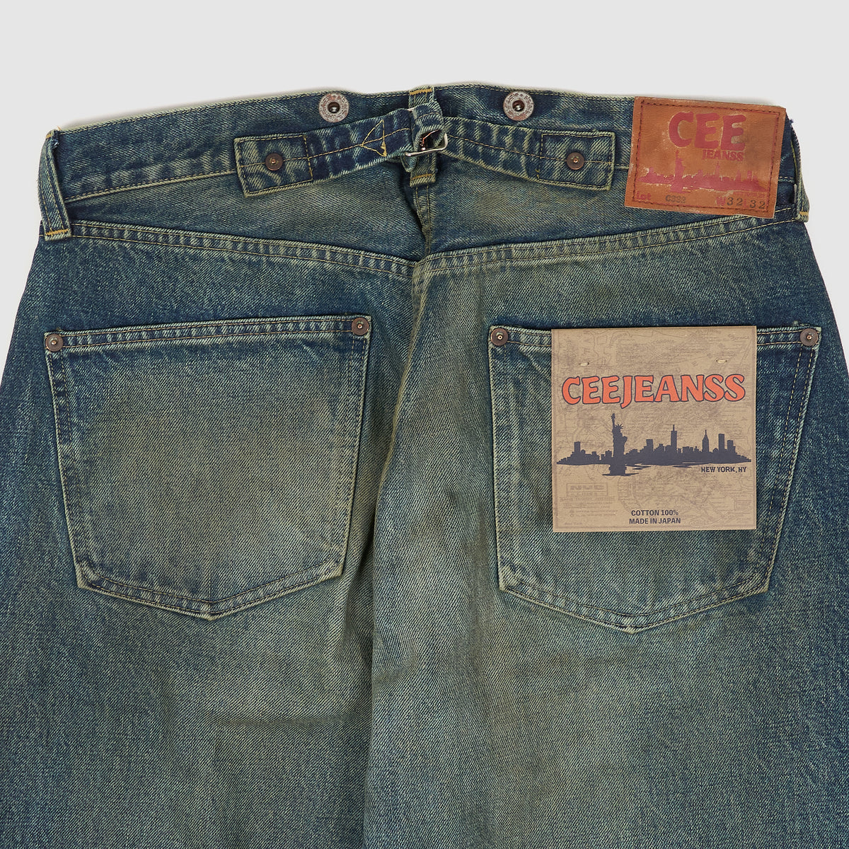 CEE Jeanss 5 Pocket 1920&#39;s Inspired Straight Leg Denim