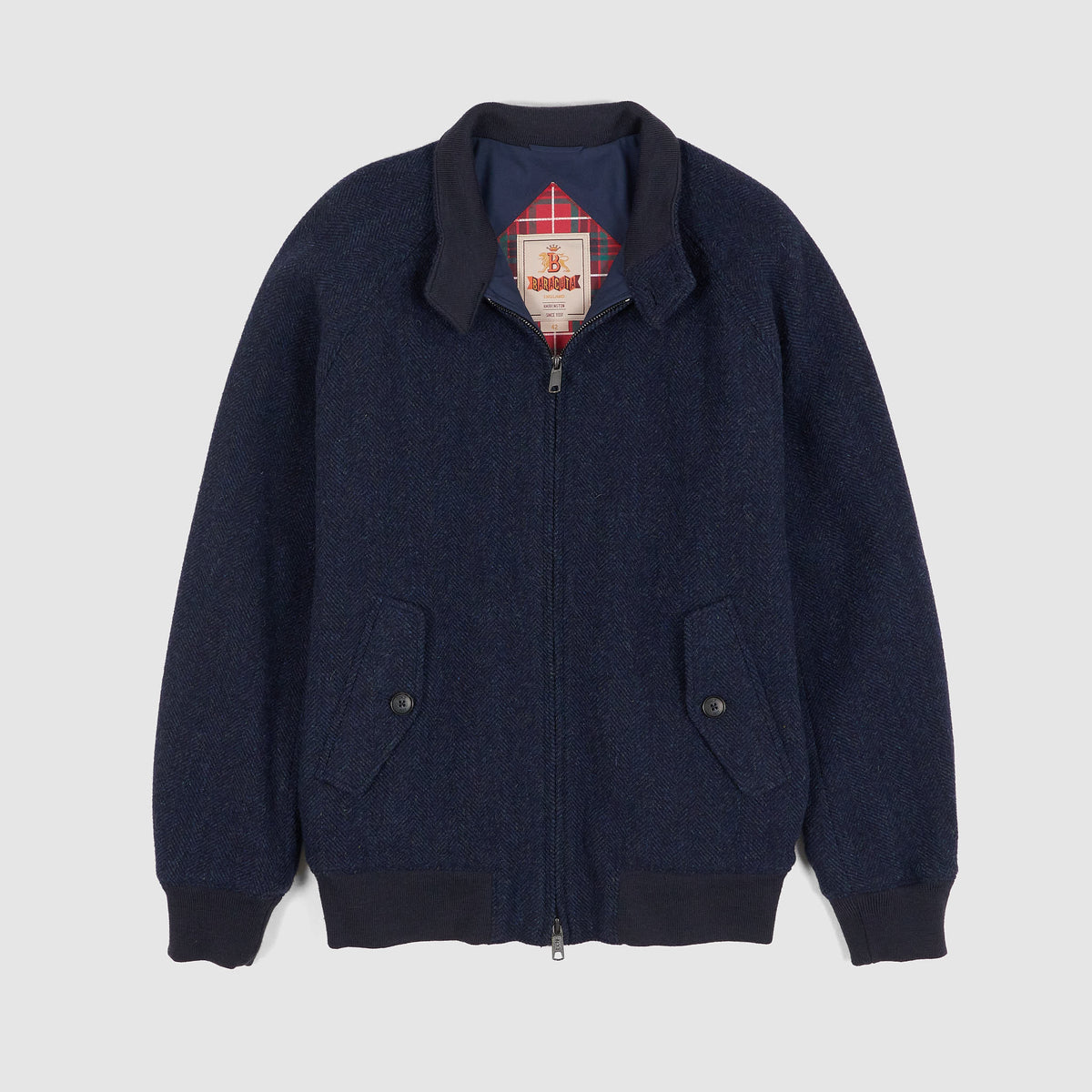 Baracuta G9 Wool Herringbone Jacket