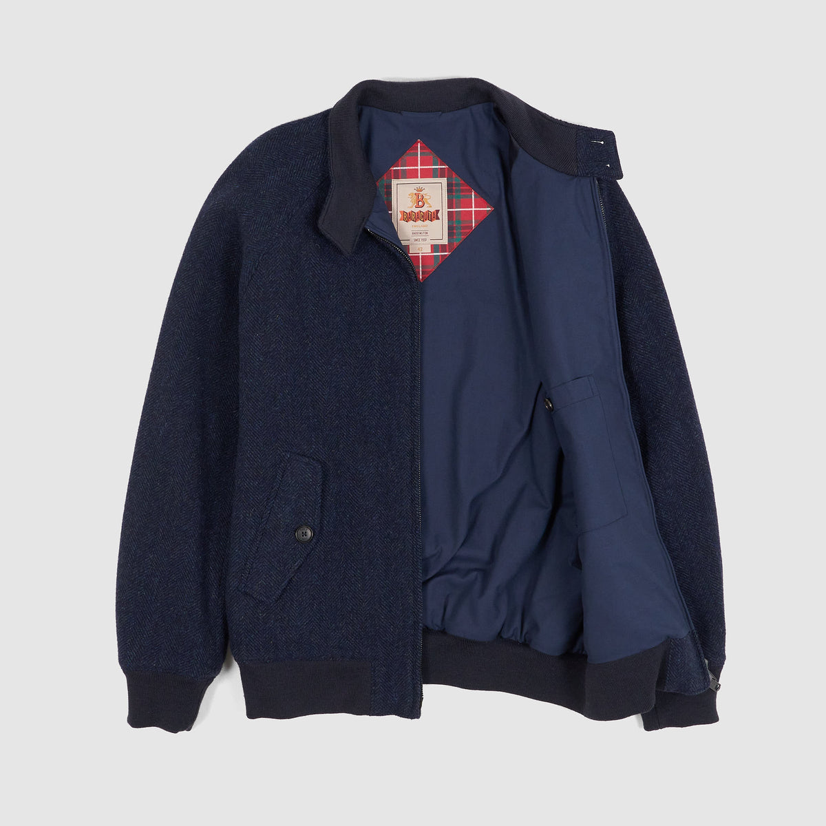 Baracuta G9 Wool Herringbone Jacket