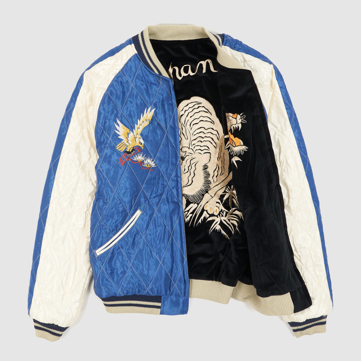 Tailor Toyo Velvet Tiger Eagle Souvenir Suka Jacket