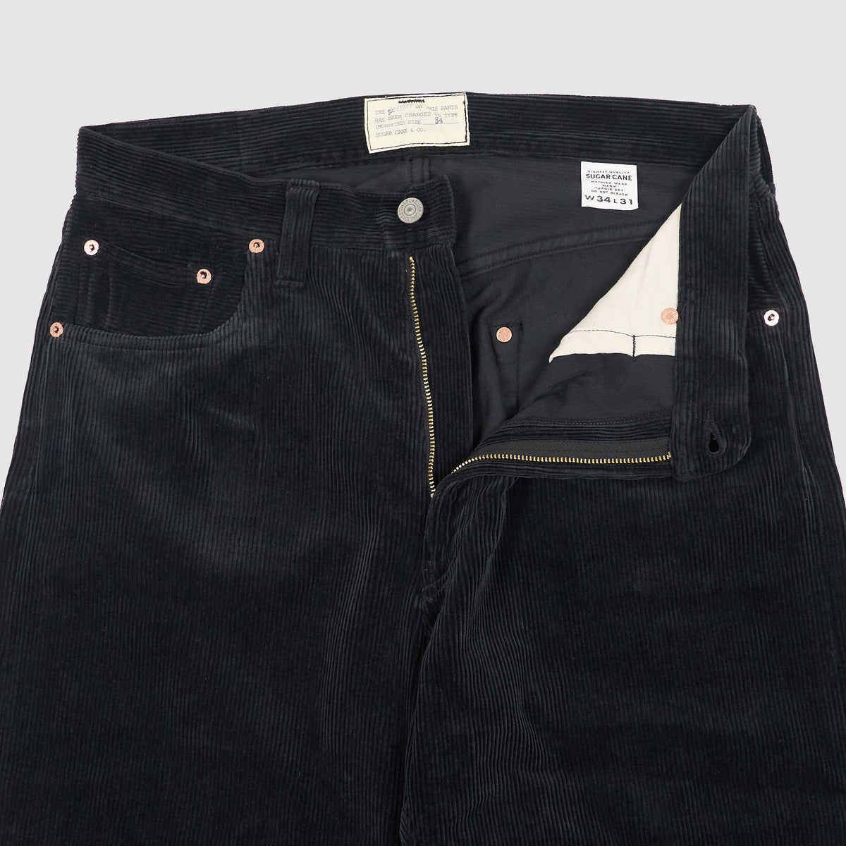 Sugar Cane 5-Pocket 1947 Straight Leg corduroy jeans