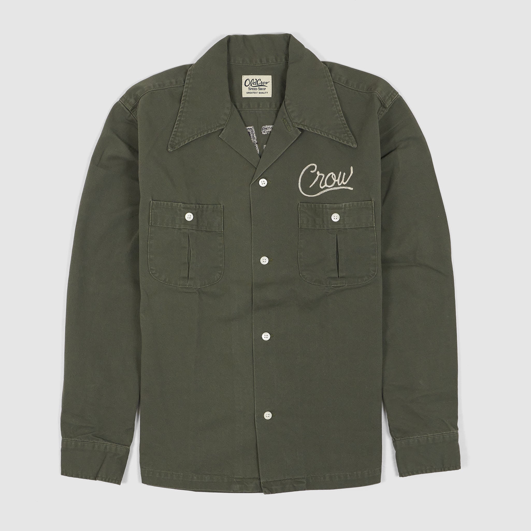 Old Crow Speed Shop by Glad Hand & Co. Work Shirt - DeeCee style