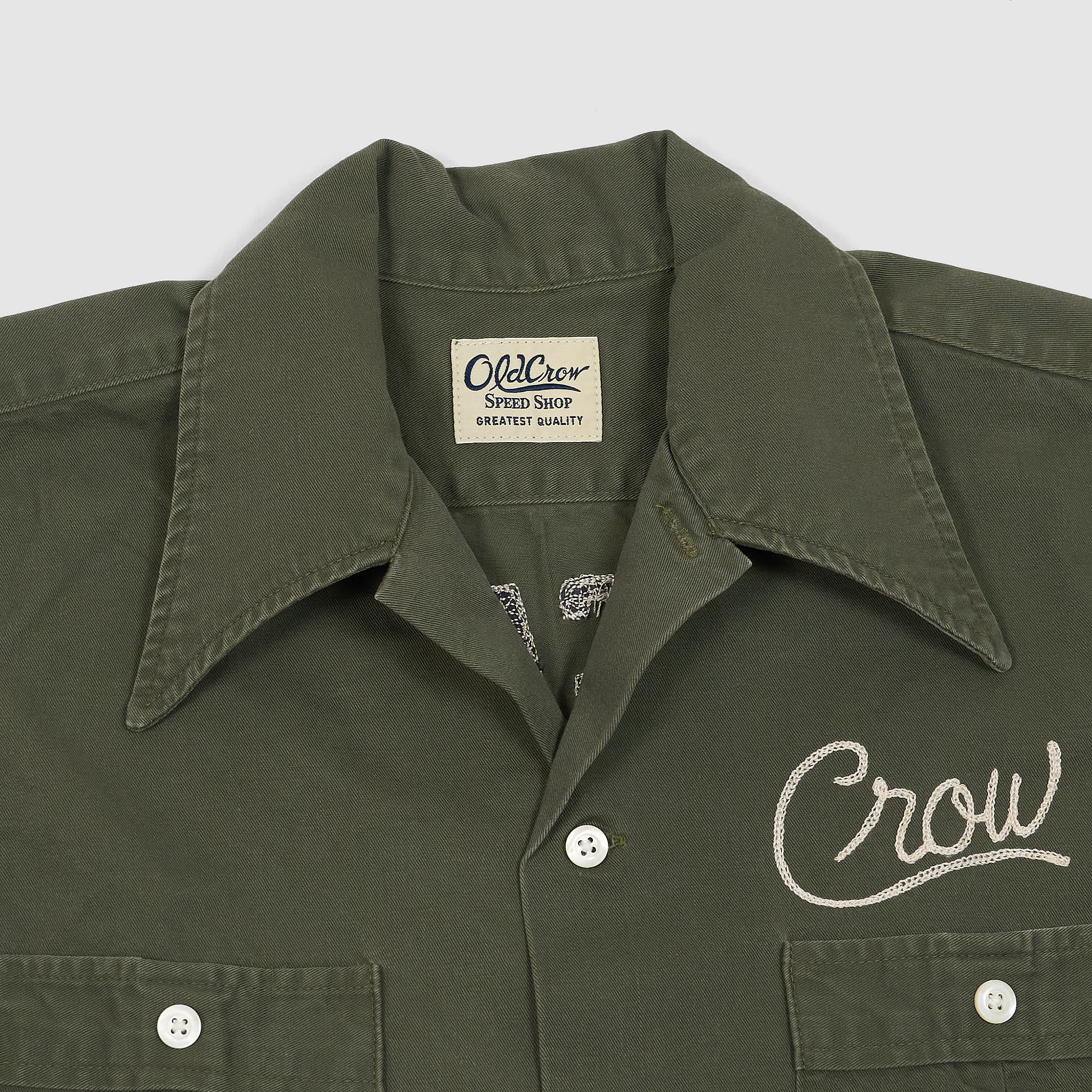 Old Crow Speed Shop by Glad Hand & Co. Work Shirt - DeeCee style