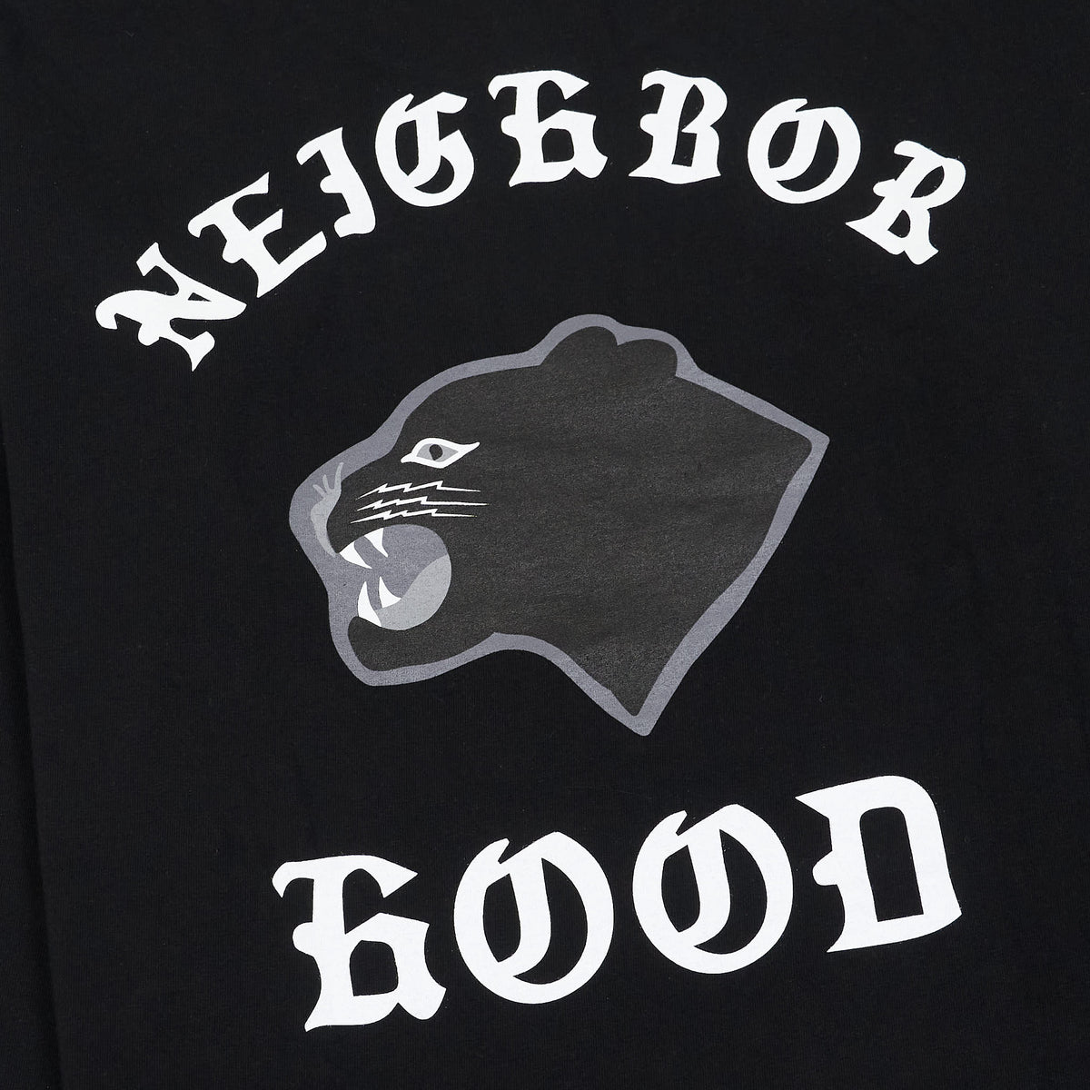 Neighborhood Panter Crew Neck Long Sleeve T-Shirt
