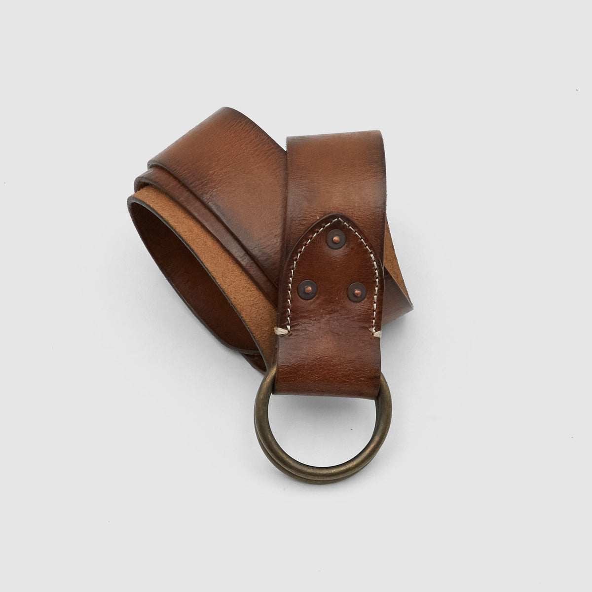 Double RL LeatherDouble- O- Ring Belt