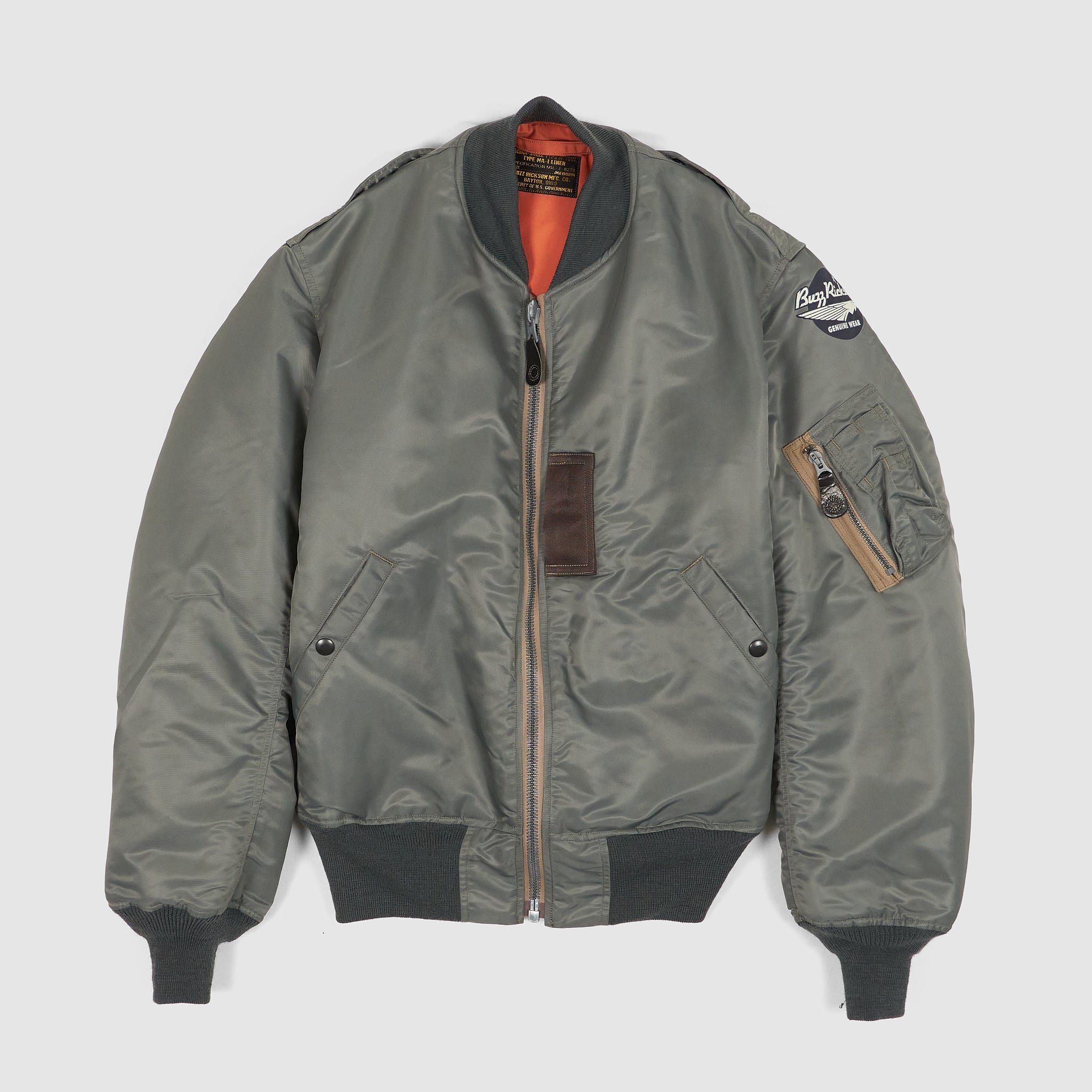 ジャケット・アウター RRL x BUZZ RICKSON'S n-3 flight jacket M 新品 RRL x BUZZ RICKSON'S ダブルアールエル バズリクソンズ 別注 N-3