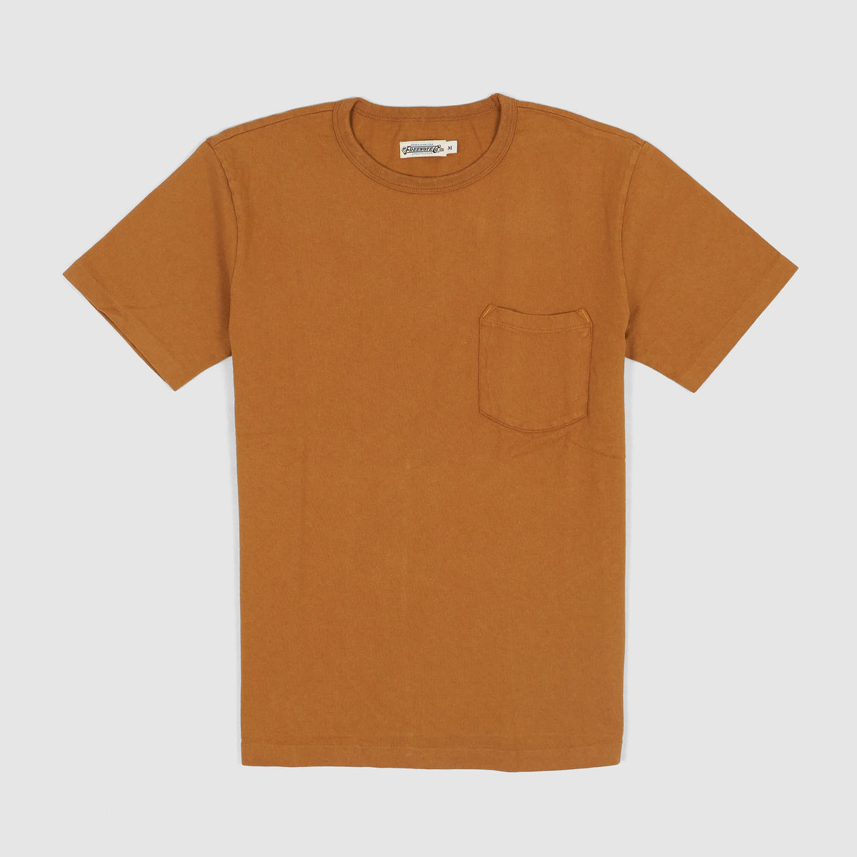 Freenote Garment Dyed Cotton Crew Neck Pocket T-Shirt