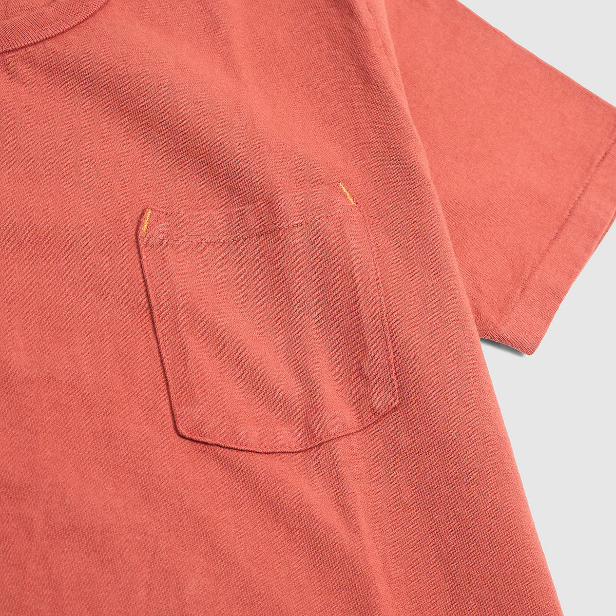 Freenote Cloth Garment Dyed Cotton Crew Neck Pocket T-Shirt