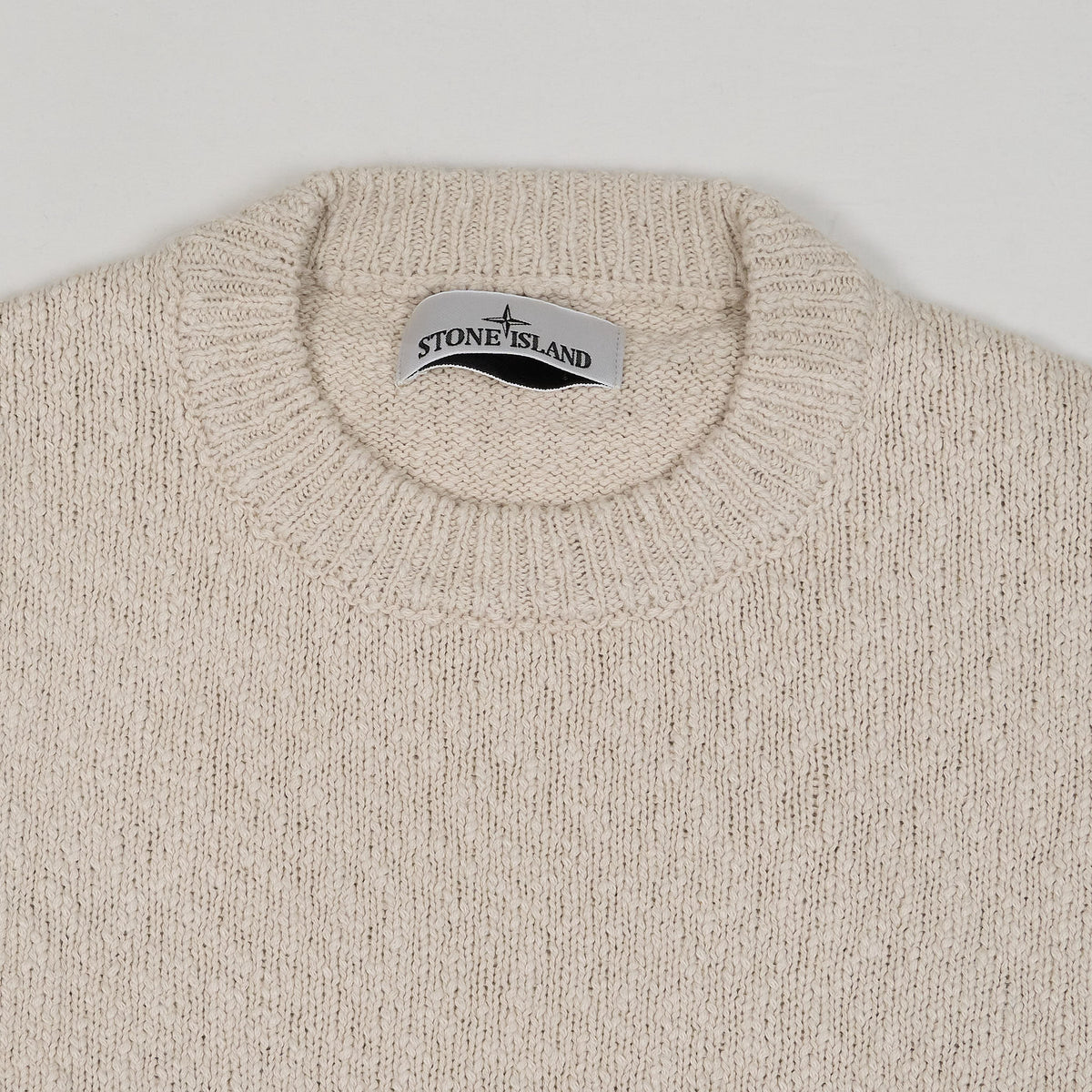 Stone Island Knitted Cotton Linen Pullover