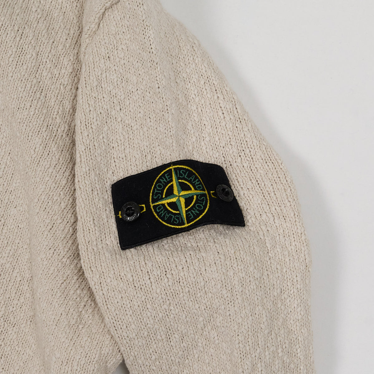 Stone Island Knitted Cotton Linen Pullover