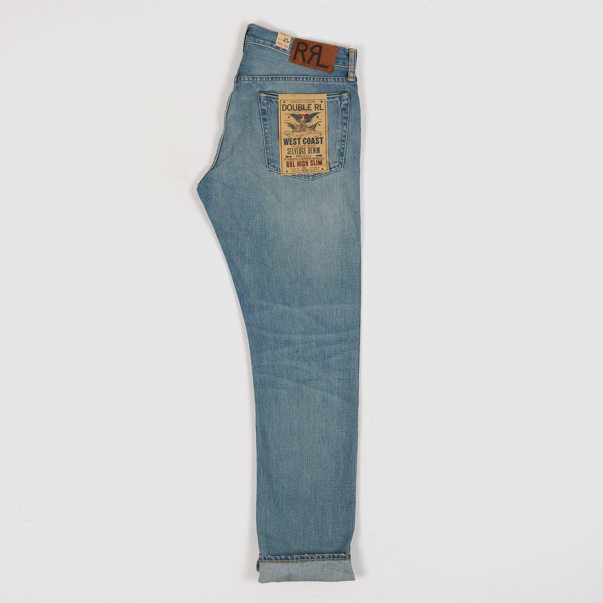 Double RL High Slim East West Jeans - Main Image