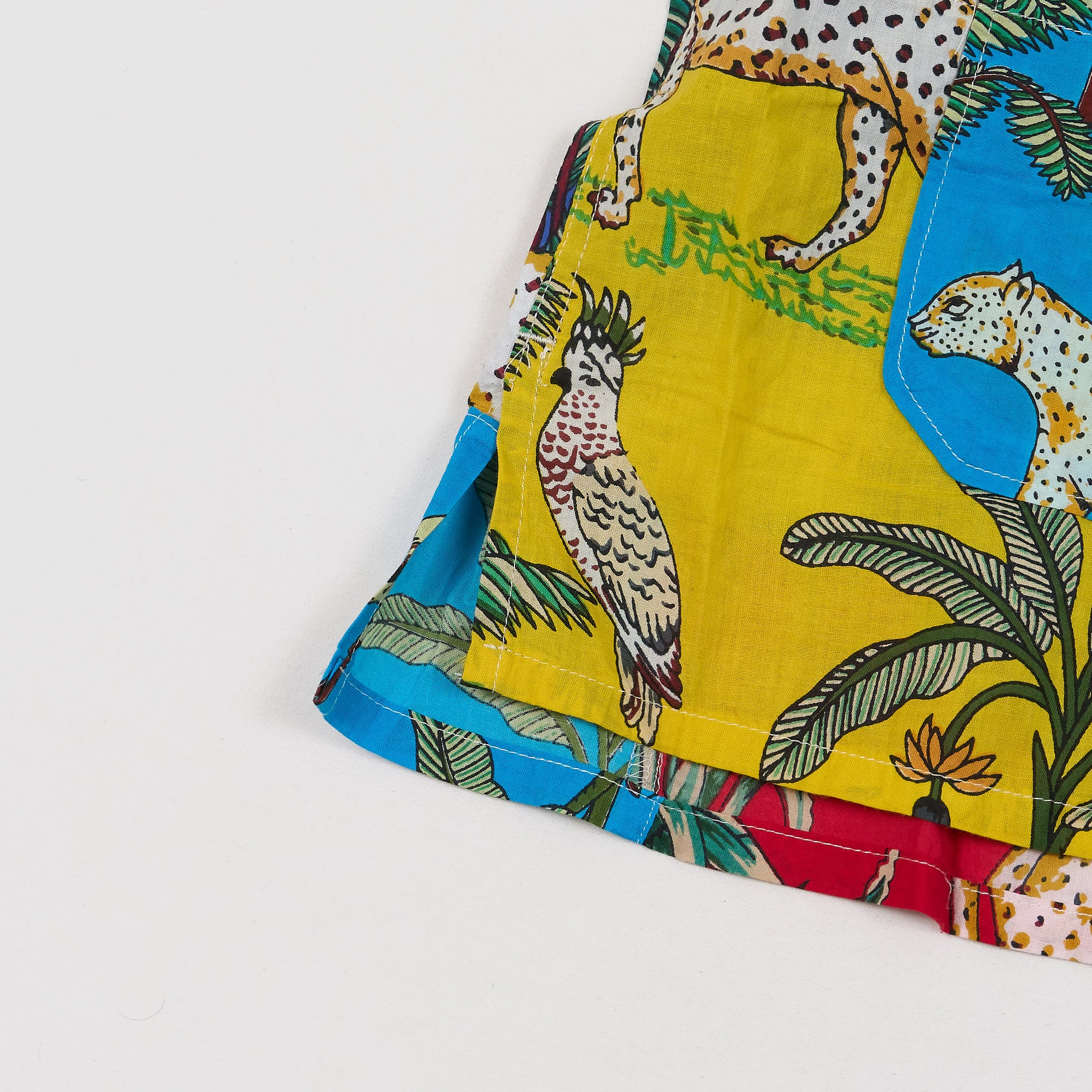 トップス Camp Shirt Animal Print Patchwork Engineered Garment Animal Print Patchwork Camp Shirt - DeeCee style