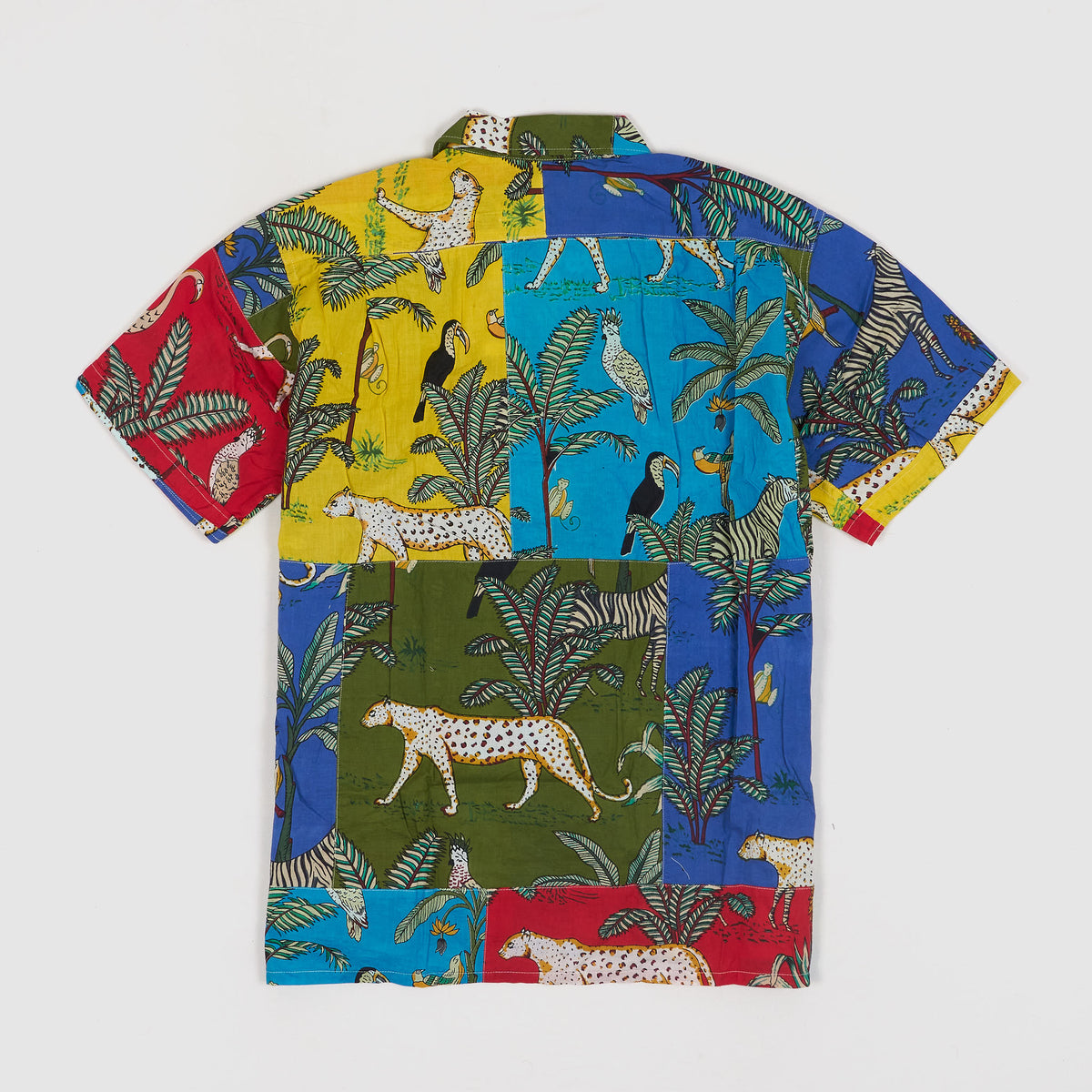 Engineered Garment Animal Print Camp Shirt